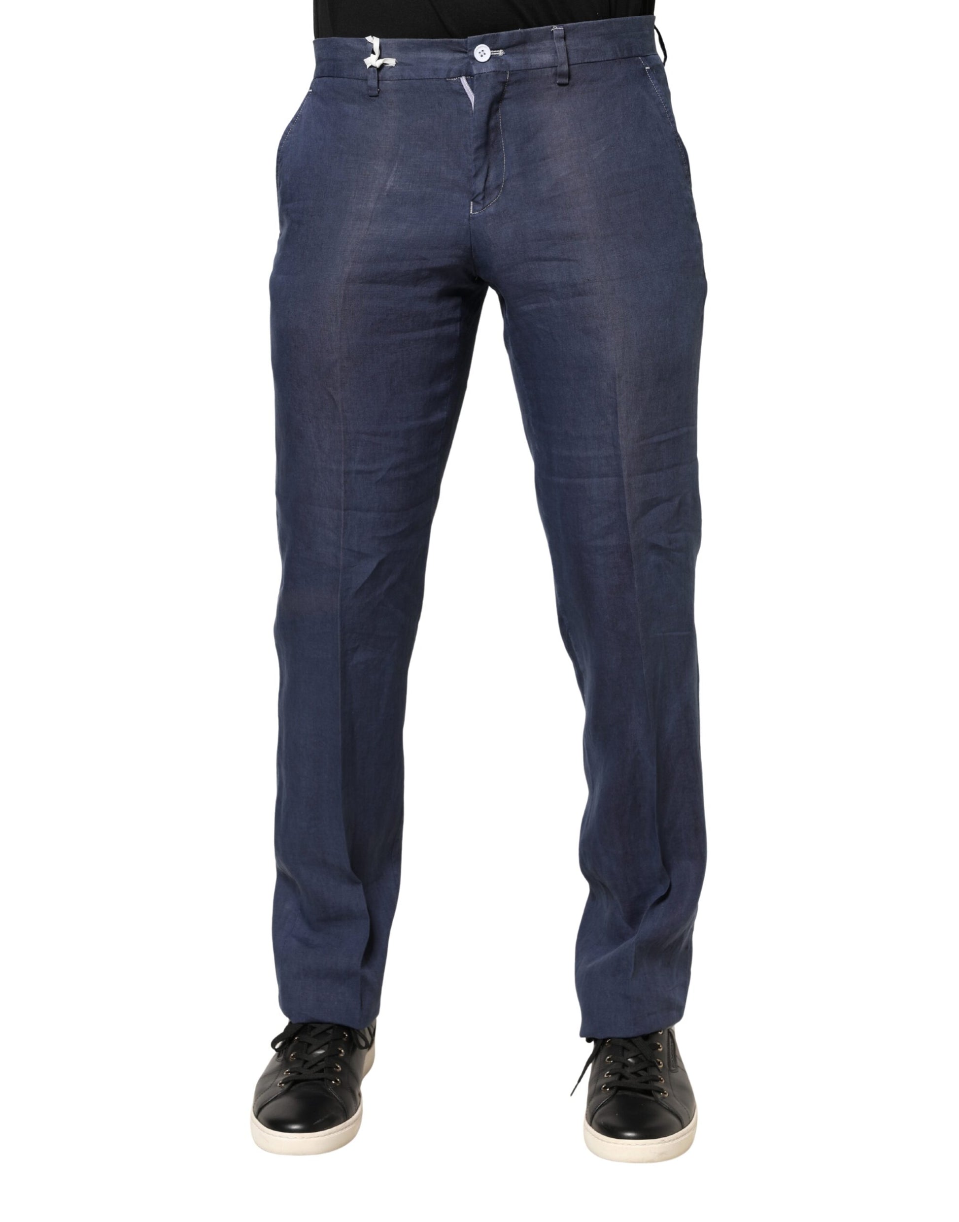 Domenico Tagliente Blue Casual Pants for Men