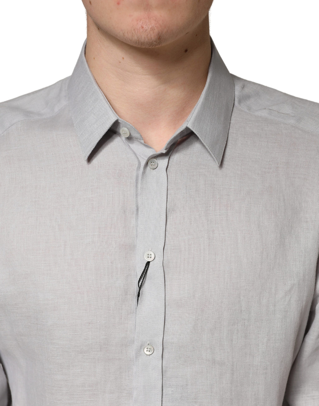 Dolce & Gabbana Grey Dress Shirt for Men additional view