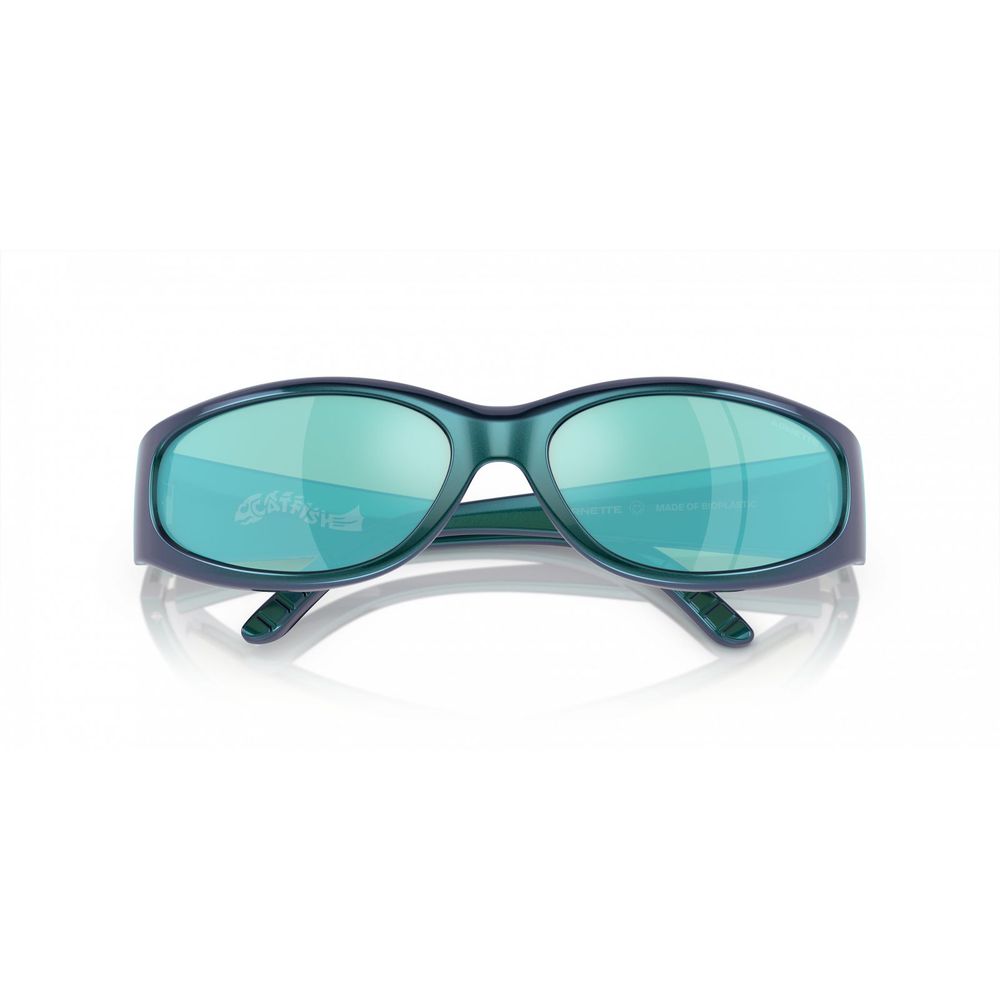 Lunettes de soleil Arnette en résine bleue
