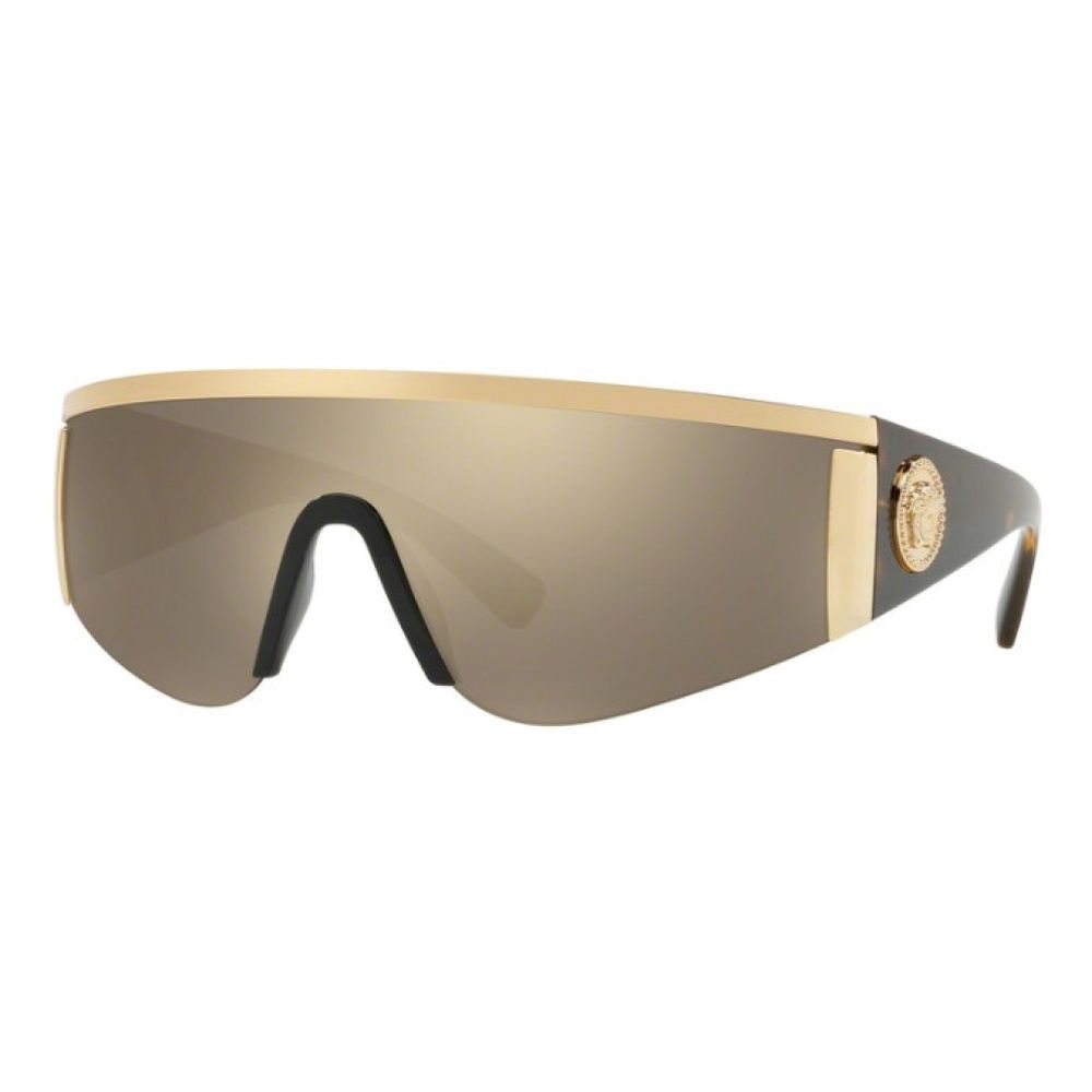 Lunettes de soleil Versace en acétate doré