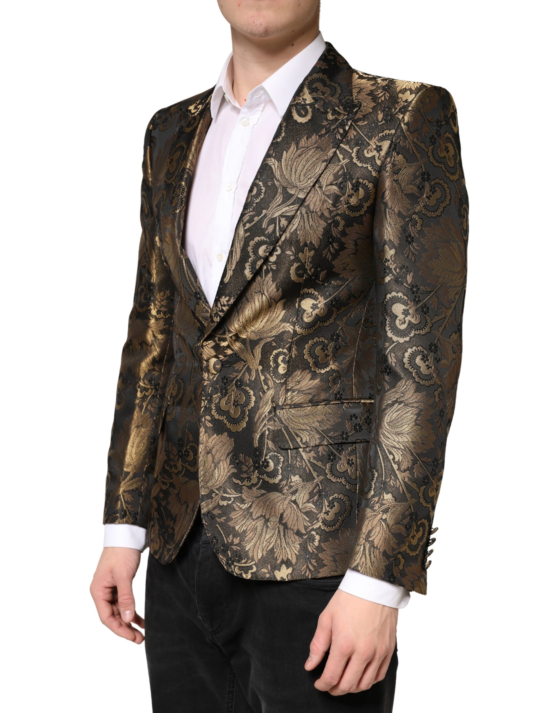 Dolce & Gabbana Gold Blazer for Men detail view