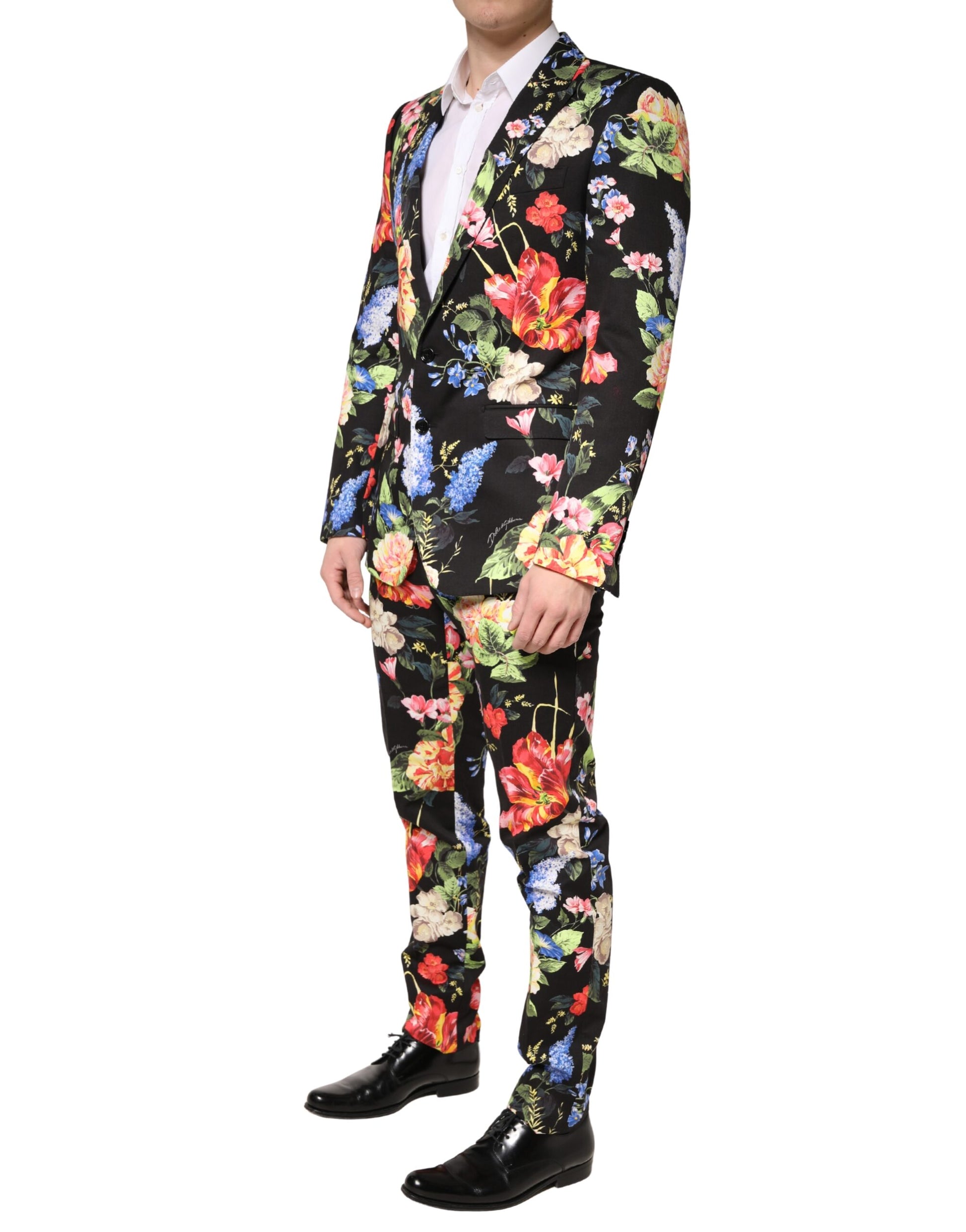 Dolce & Gabbana Black Two Piece Suits for Men detail view
