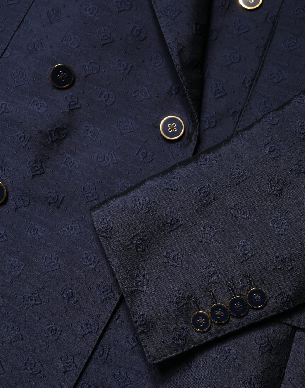 Dolce & Gabbana Dark Blue Double Breasted SICILIA 2 PC Suit
