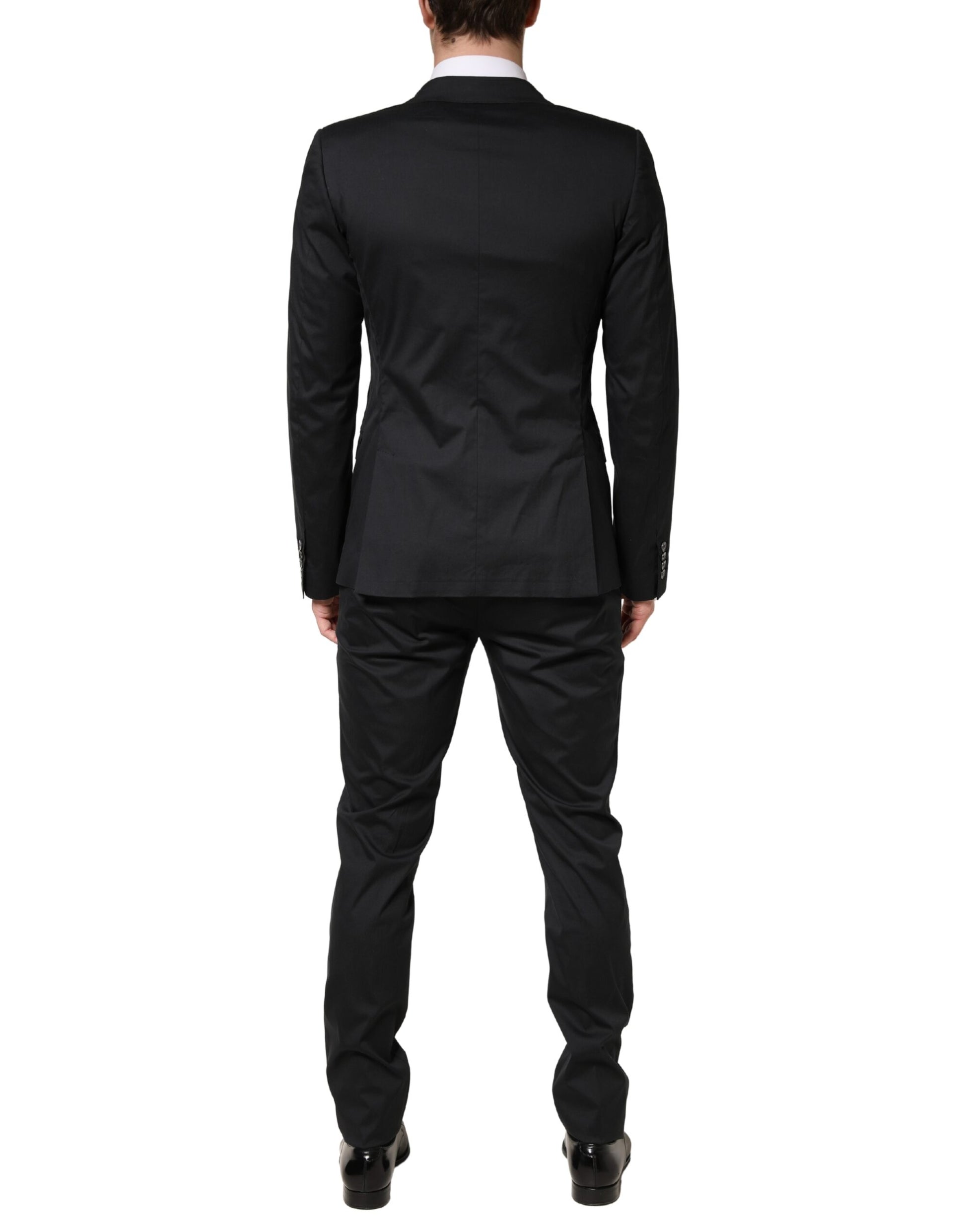 Dolce & Gabbana Black Two Piece Suits for Men side view
