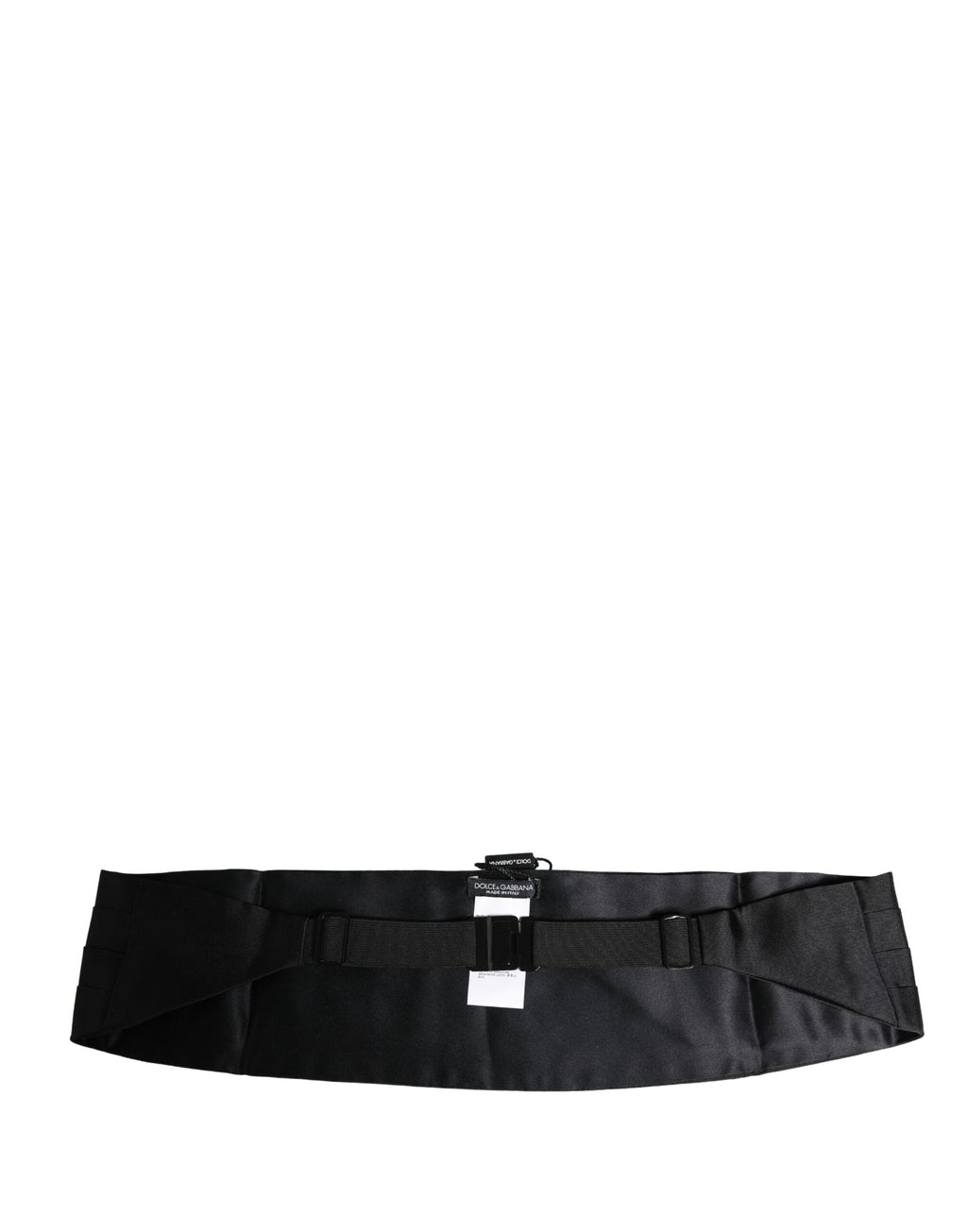 Dolce & Gabbana Black Cummerbund for Men side view