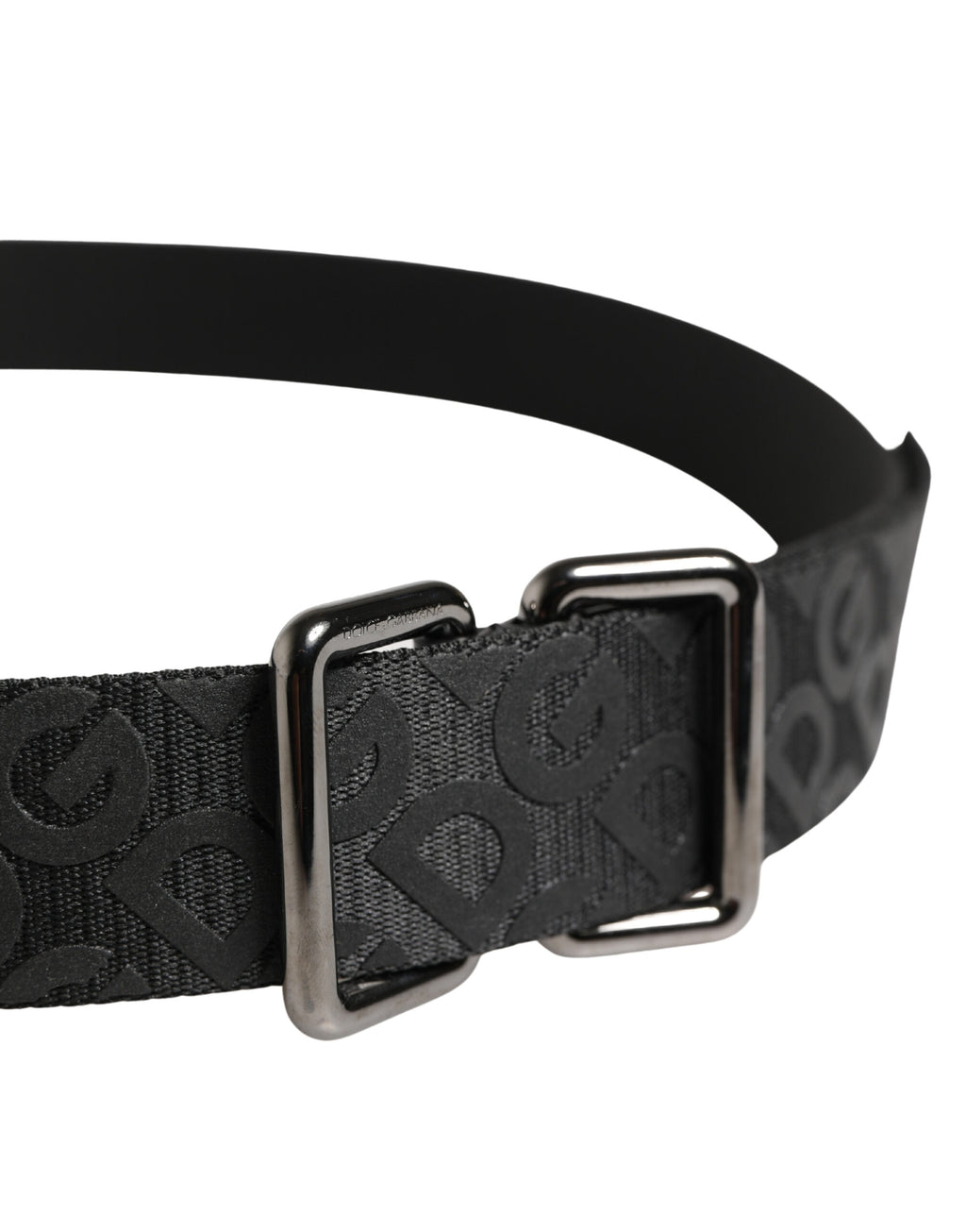 Dolce & Gabbana Black High Waist Belts for Men side view