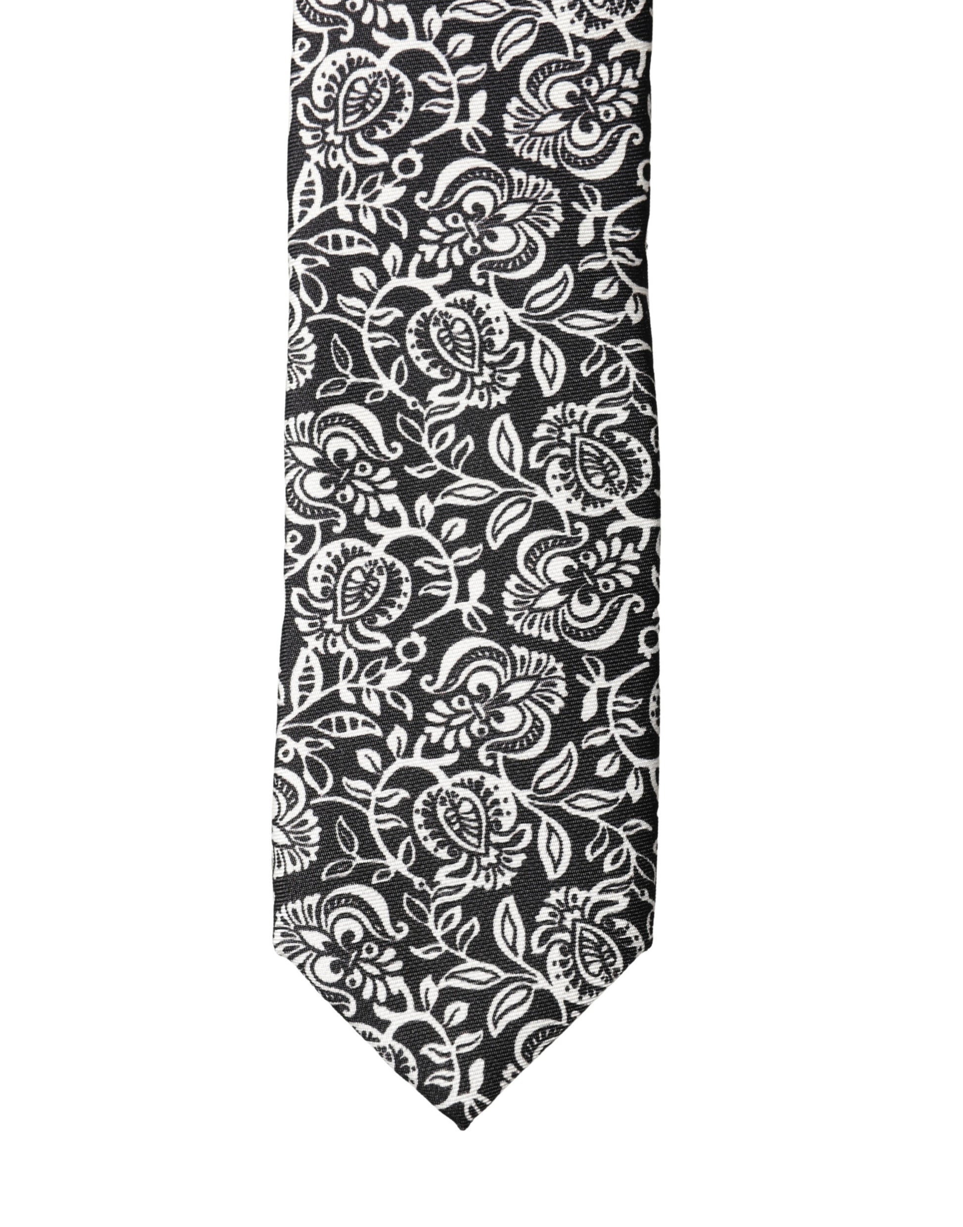 Dolce & Gabbana Black Ties for Men detail view