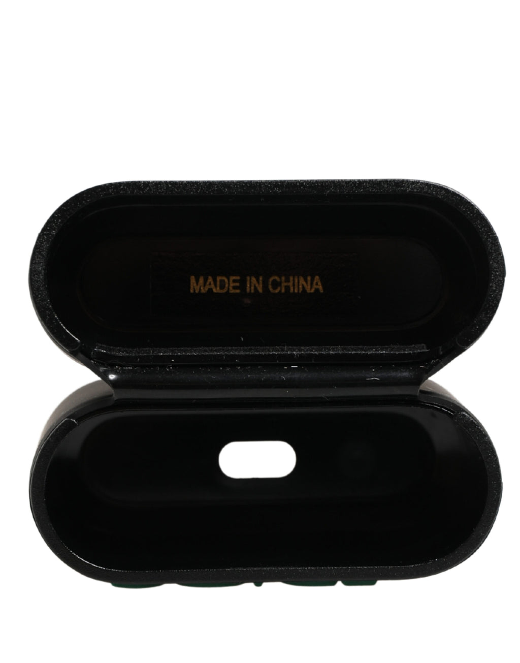 Dolce & Gabbana Black Airpod Holders for Women side view