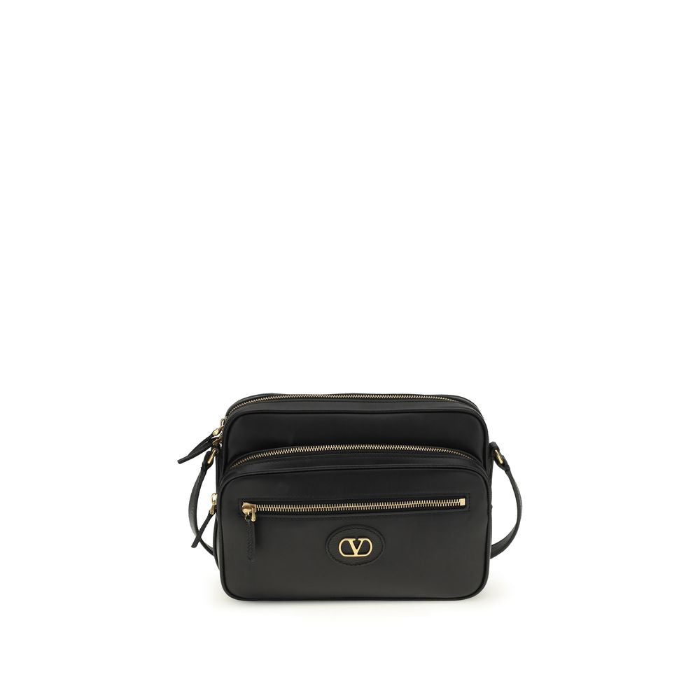 Valentino Garavani Black Shoulder Bag for Men