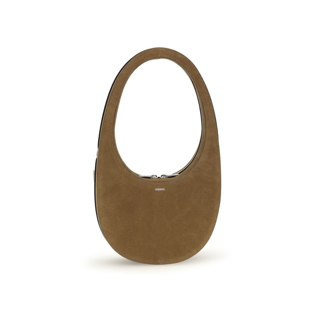 Sac à bandoulière Coperni en cuir de veau marron Bos Taurus