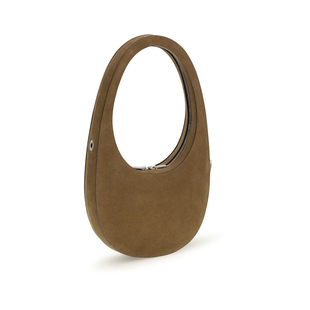 Sac à bandoulière Coperni en cuir de veau marron Bos Taurus