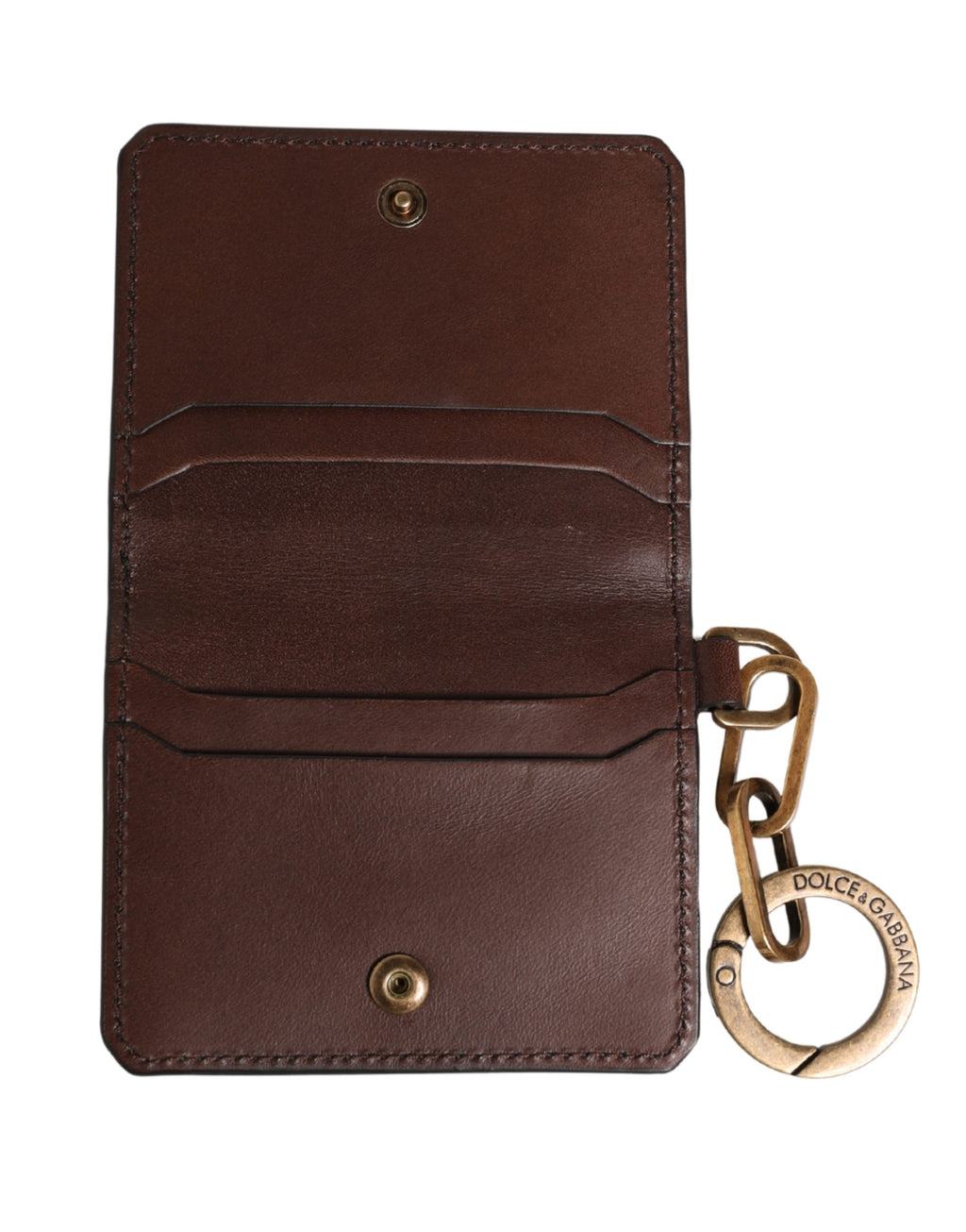 Dolce & Gabbana Brown Cardholders for Women side view