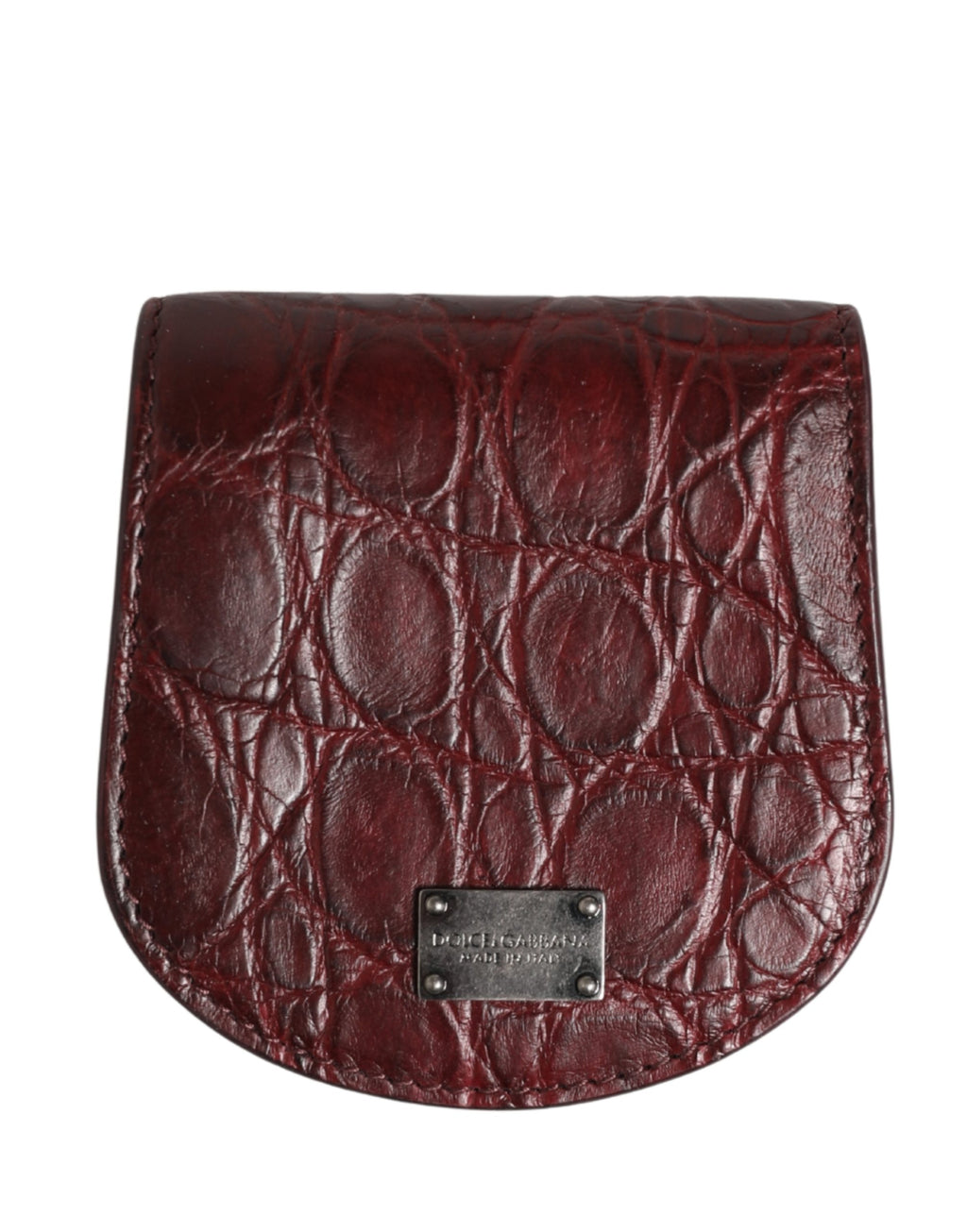 Dolce & Gabbana Red Leather Wallets for Men