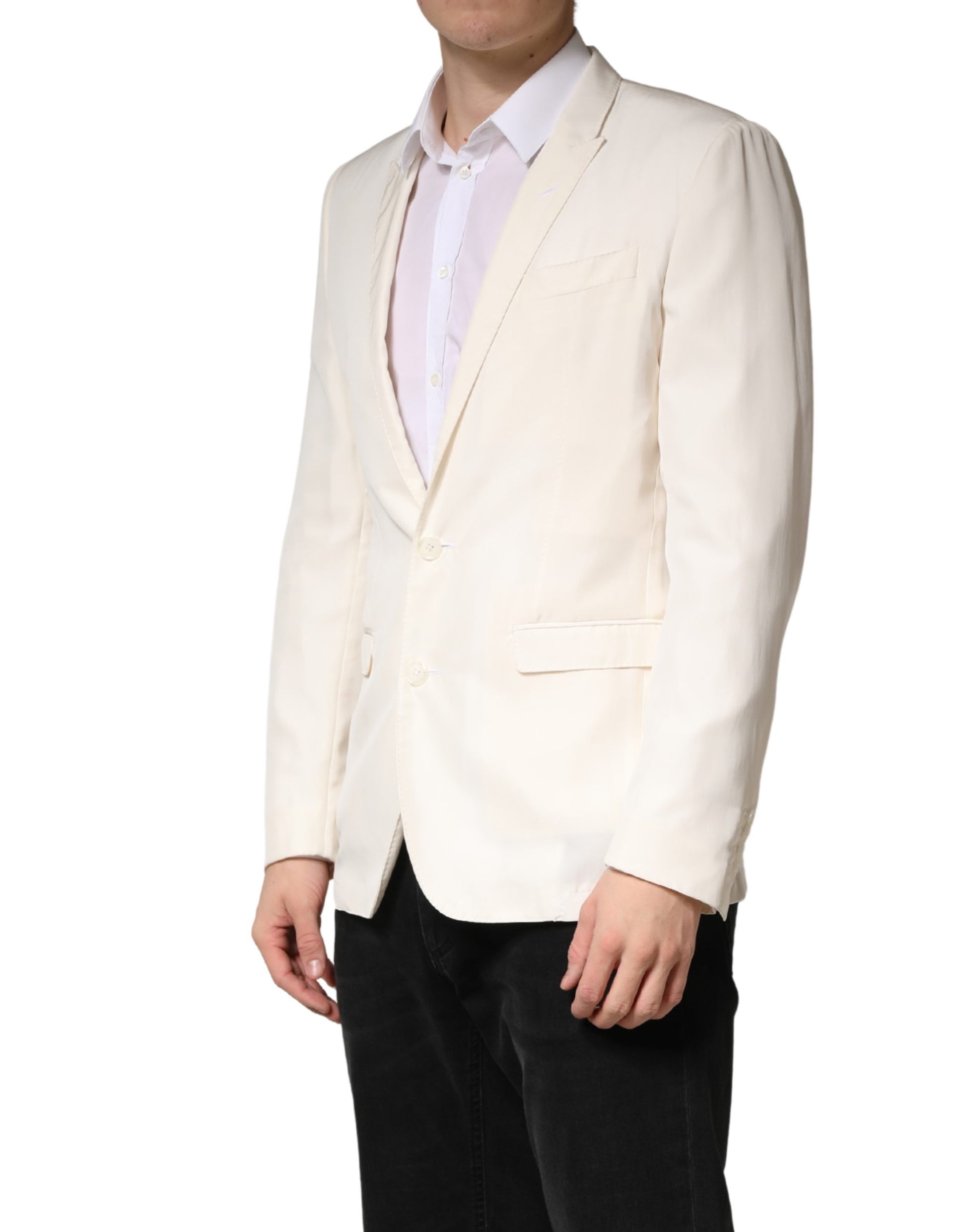 Dolce & Gabbana White Blazer for Men detail view