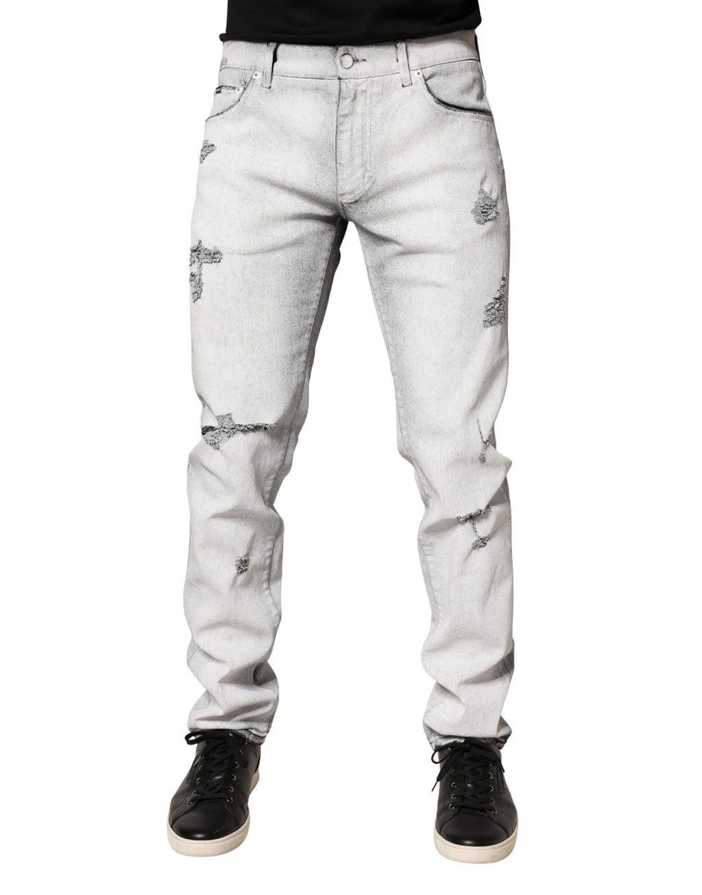 Dolce & Gabbana Grey Relaxed Fit Jeans for Men alternate view