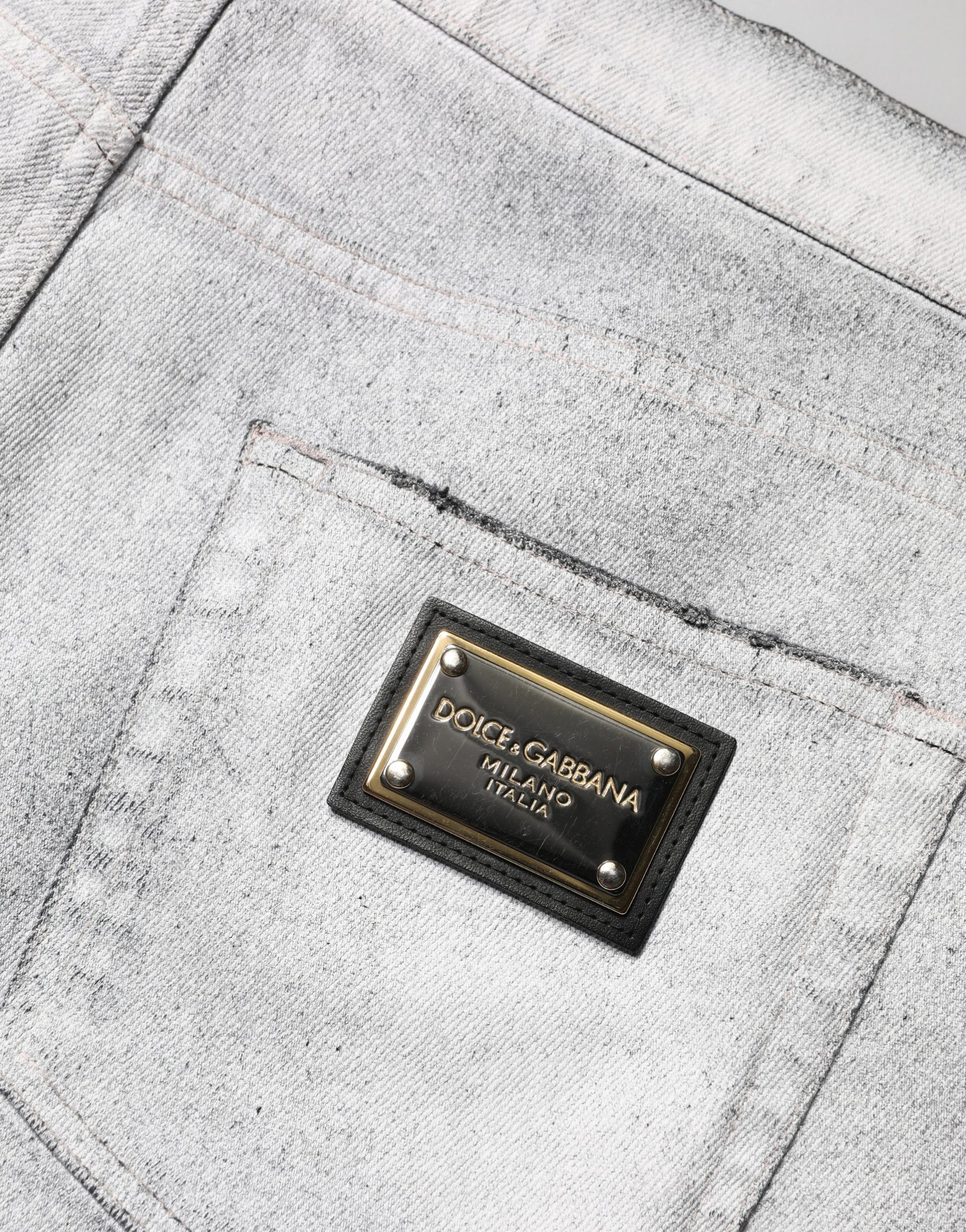 Dolce & Gabbana Grey Relaxed Fit Jeans for Men additional view