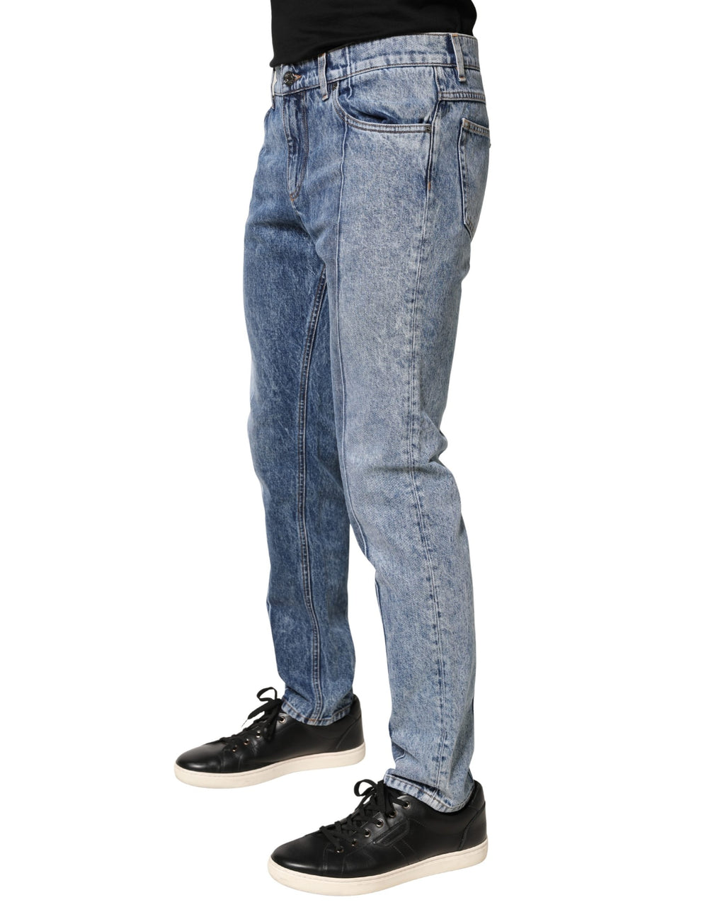 Dolce & Gabbana Blue Relaxed Fit Jeans for Men detail view