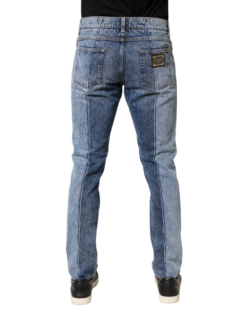 Dolce & Gabbana Blue Relaxed Fit Jeans for Men side view