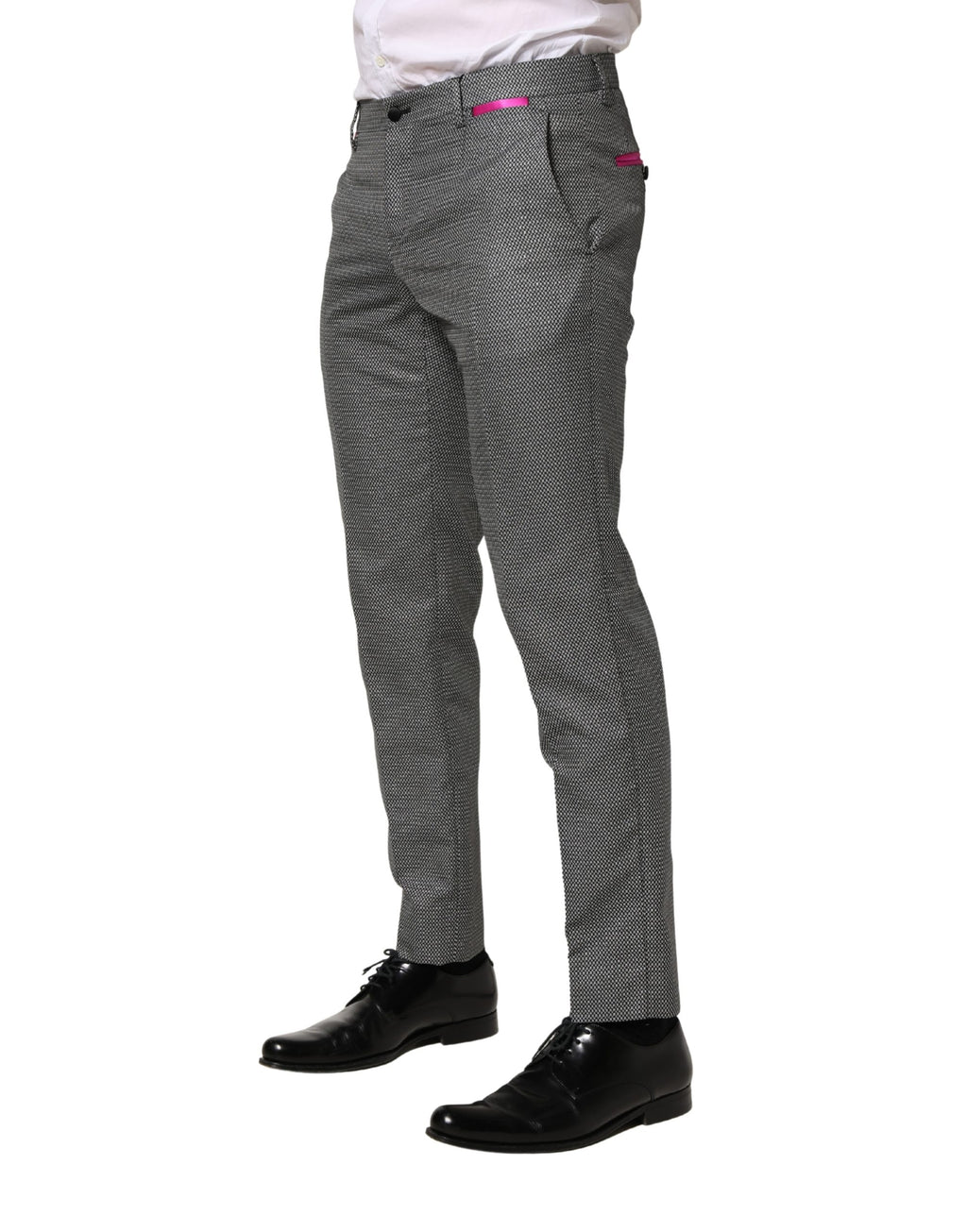 Dolce & Gabbana Grey Dress Pants for Men detail view