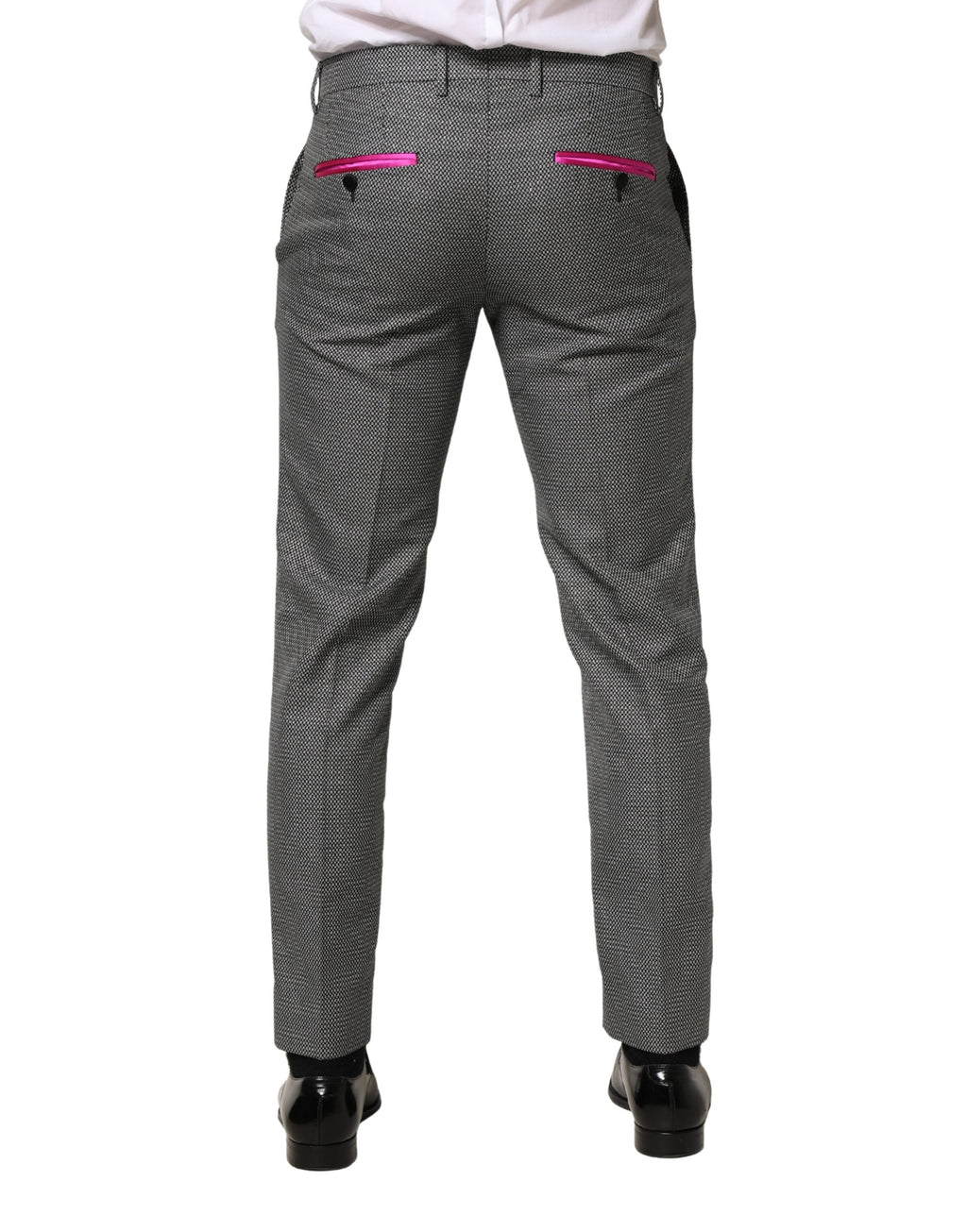 Dolce & Gabbana Grey Dress Pants for Men side view