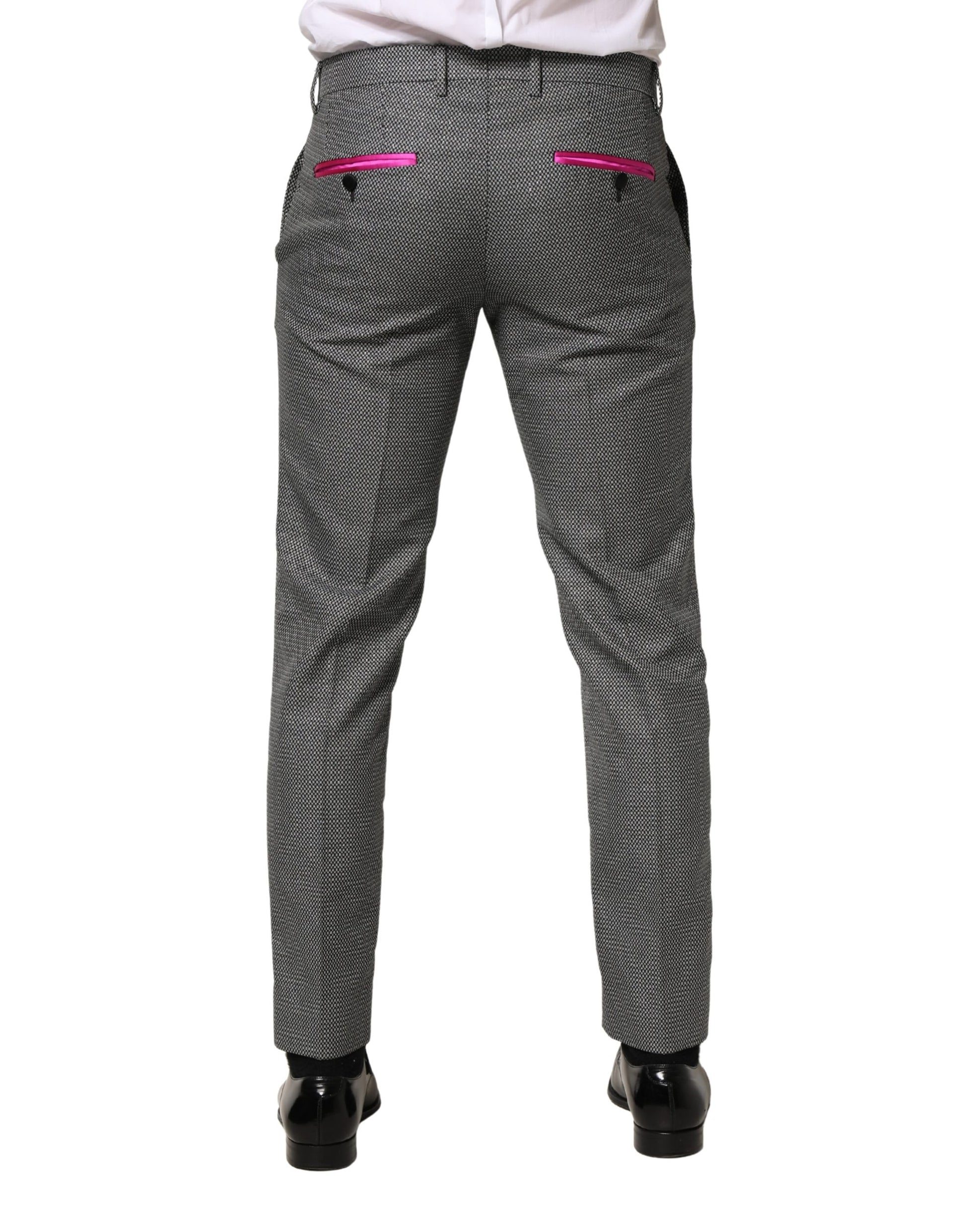 Dolce & Gabbana Grey Dress Pants for Men side view