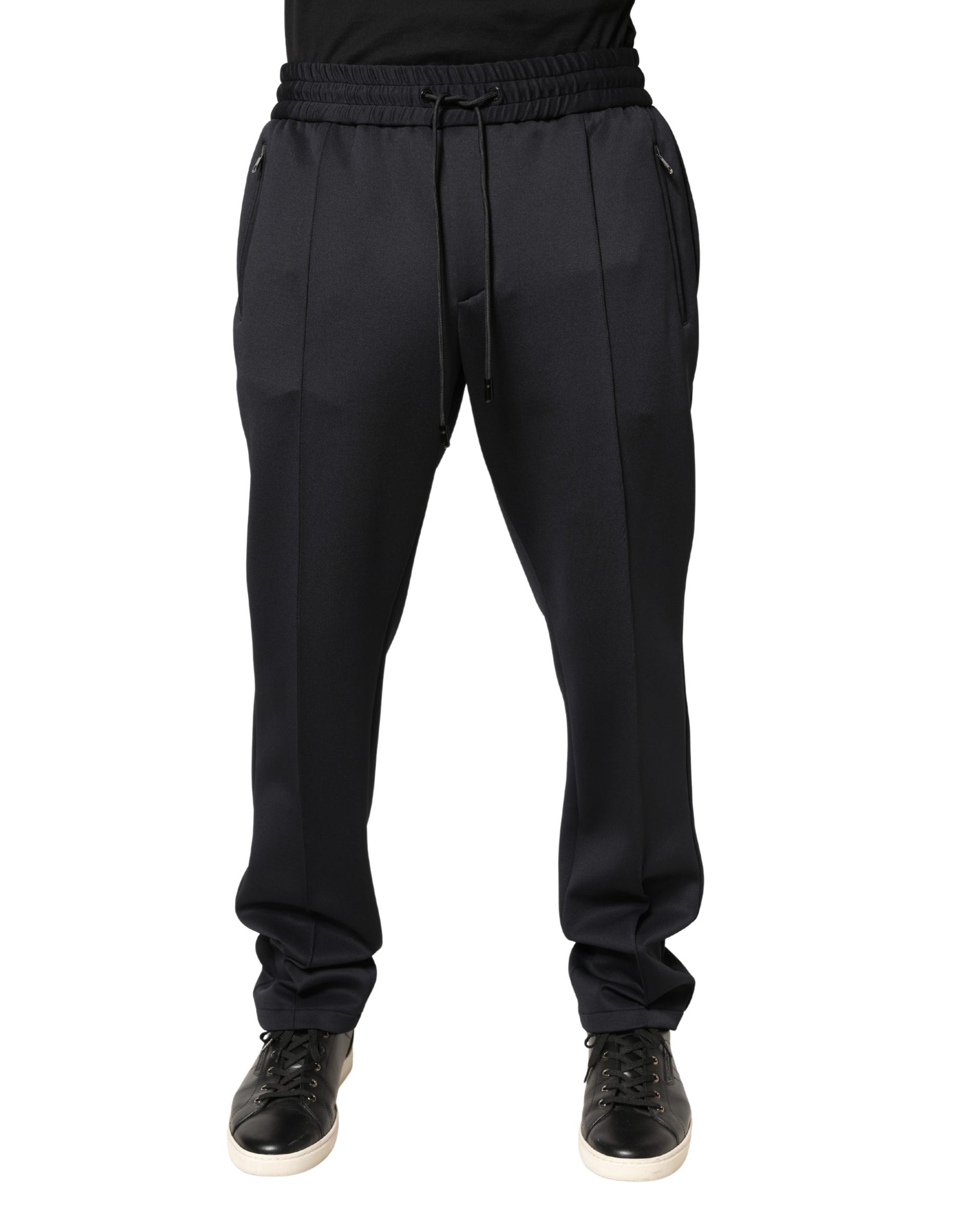 Dolce & Gabbana Black Athletic Pants for Men