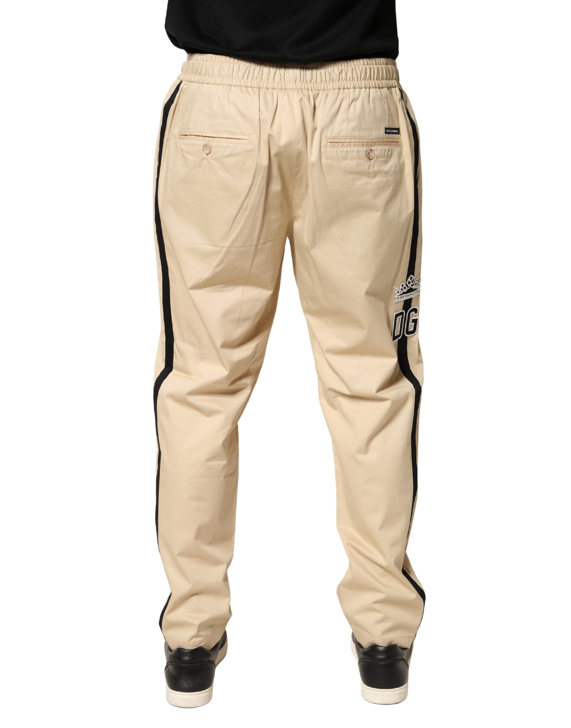 Dolce & Gabbana Beige Athletic Pants for Men side view