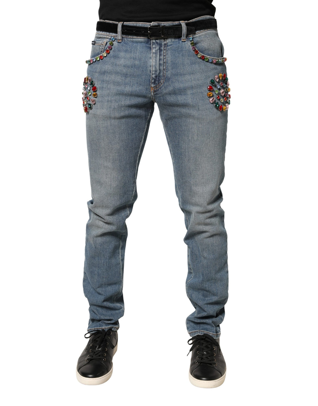 Dolce & Gabbana Blue Relaxed Fit Jeans for Men