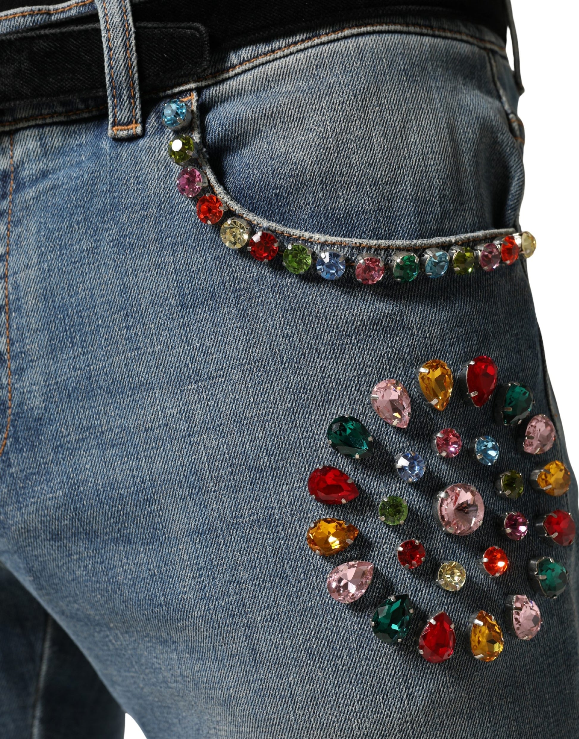 Dolce & Gabbana Blue Relaxed Fit Jeans for Men additional view