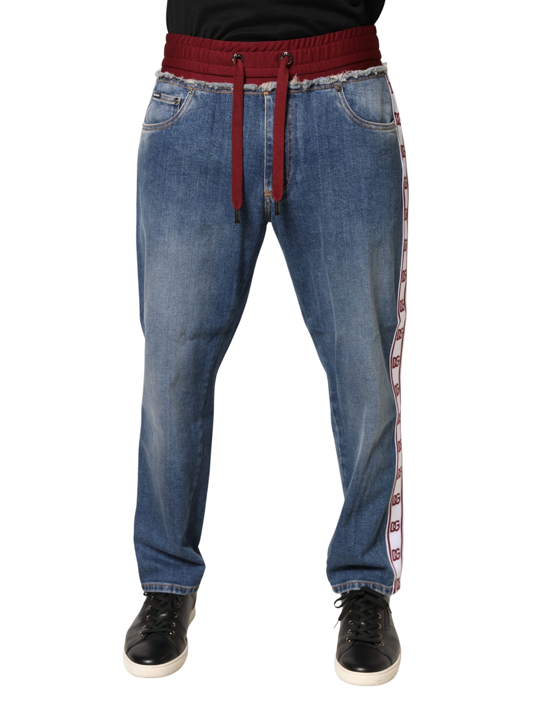 Dolce & Gabbana Blue Relaxed Fit Jeans for Men