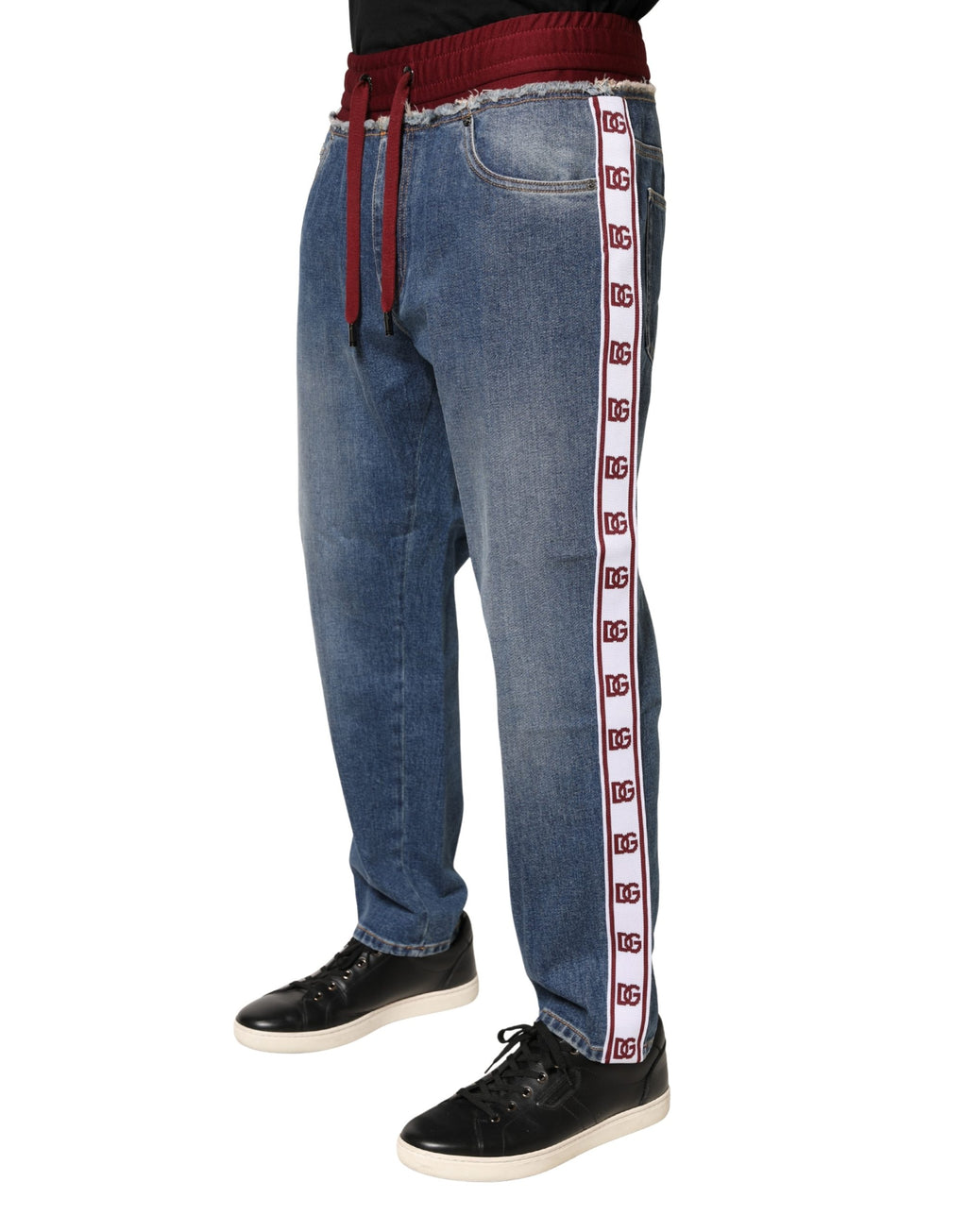 Dolce & Gabbana Blue Relaxed Fit Jeans for Men detail view