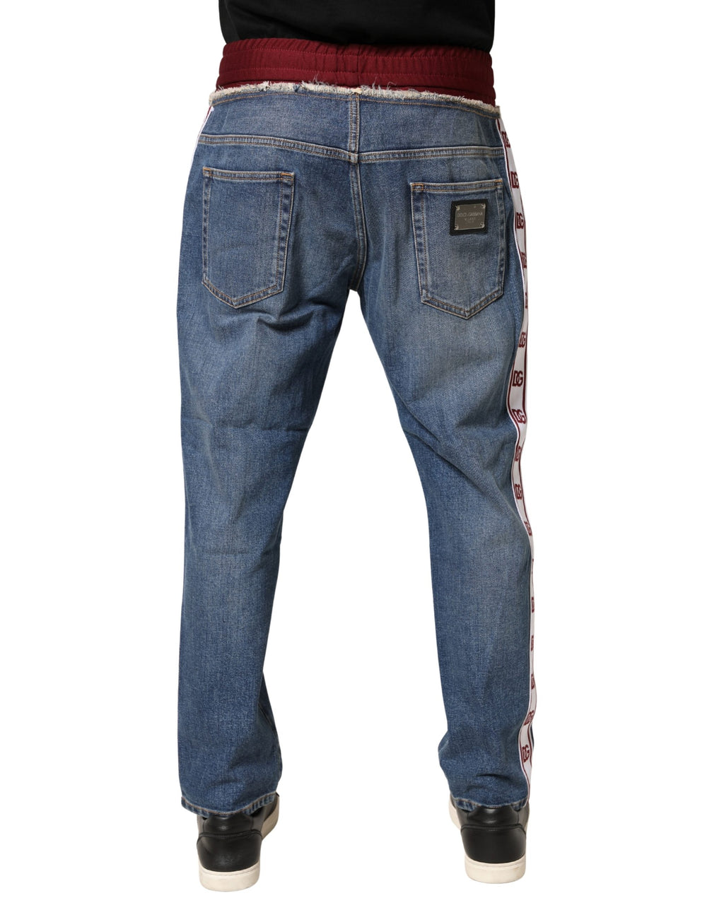 Dolce & Gabbana Blue Relaxed Fit Jeans for Men side view