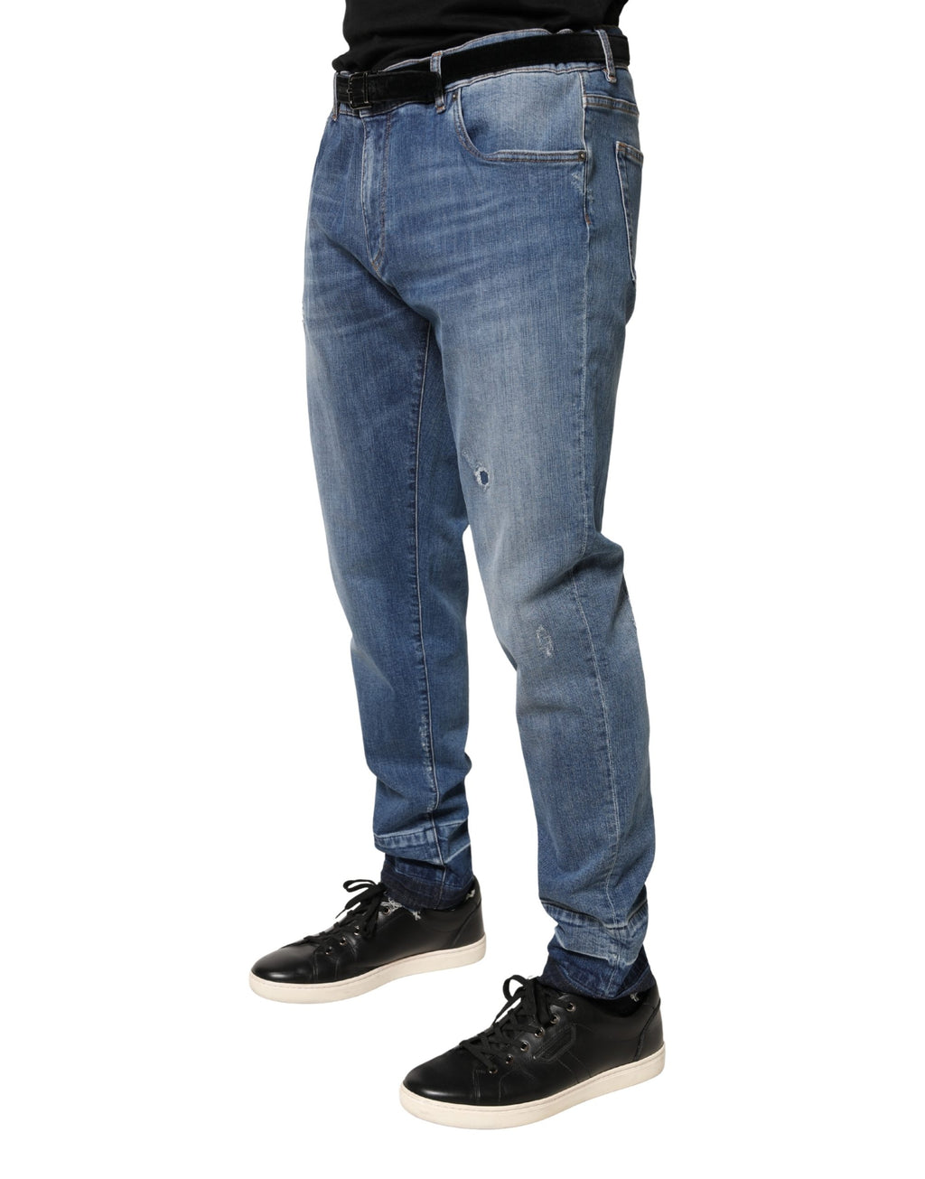 Dolce & Gabbana Blue Relaxed Fit Jeans for Men detail view