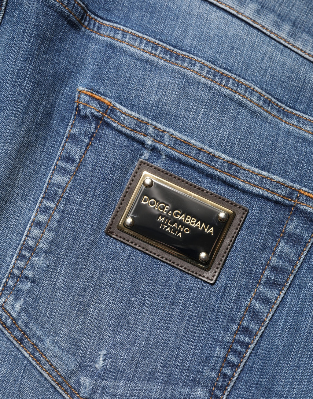 Dolce & Gabbana Blue Relaxed Fit Jeans for Men additional view