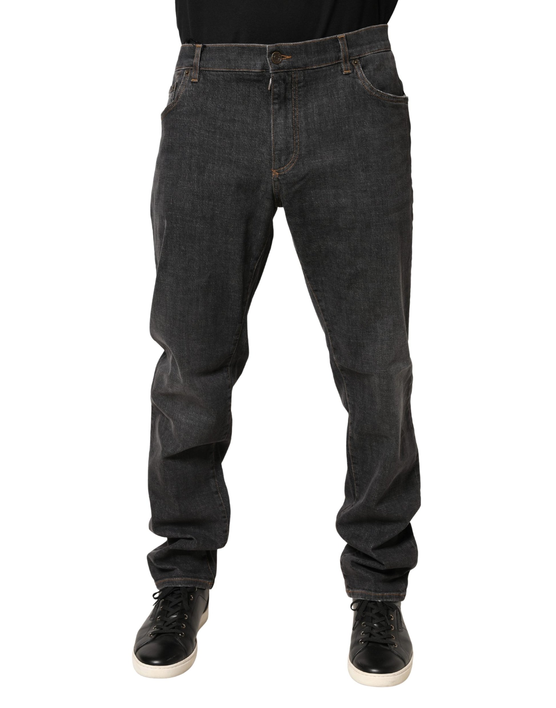 Dolce & Gabbana Grey Skinny Jeans for Men