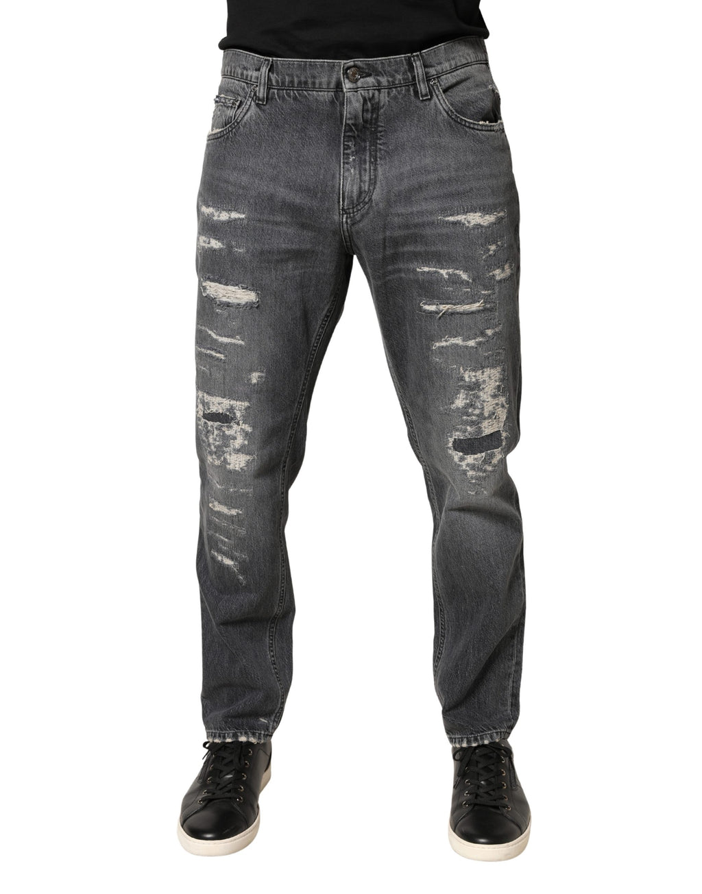 Dolce & Gabbana Grey Relaxed Fit Jeans for Men