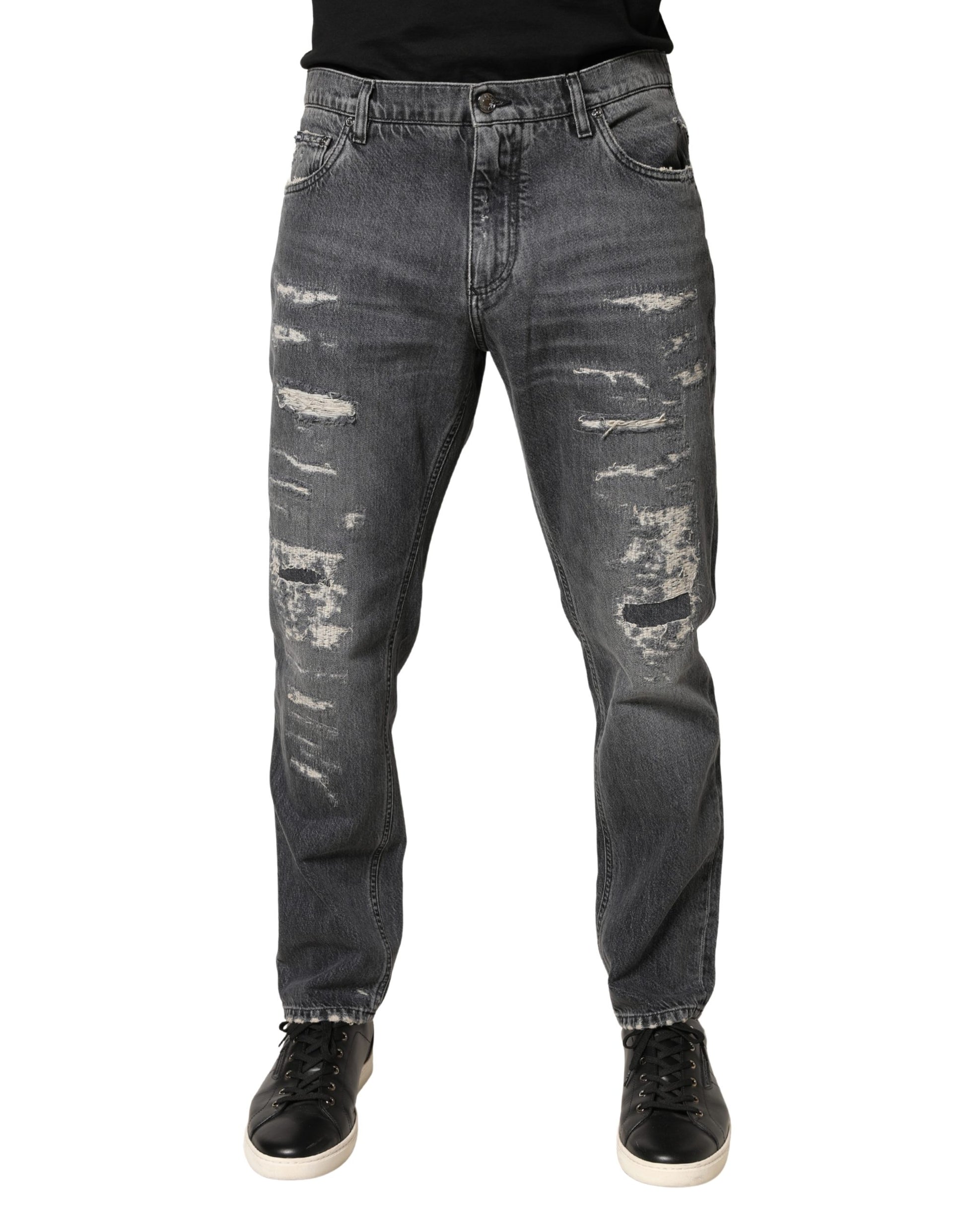 Dolce & Gabbana Grey Relaxed Fit Jeans for Men