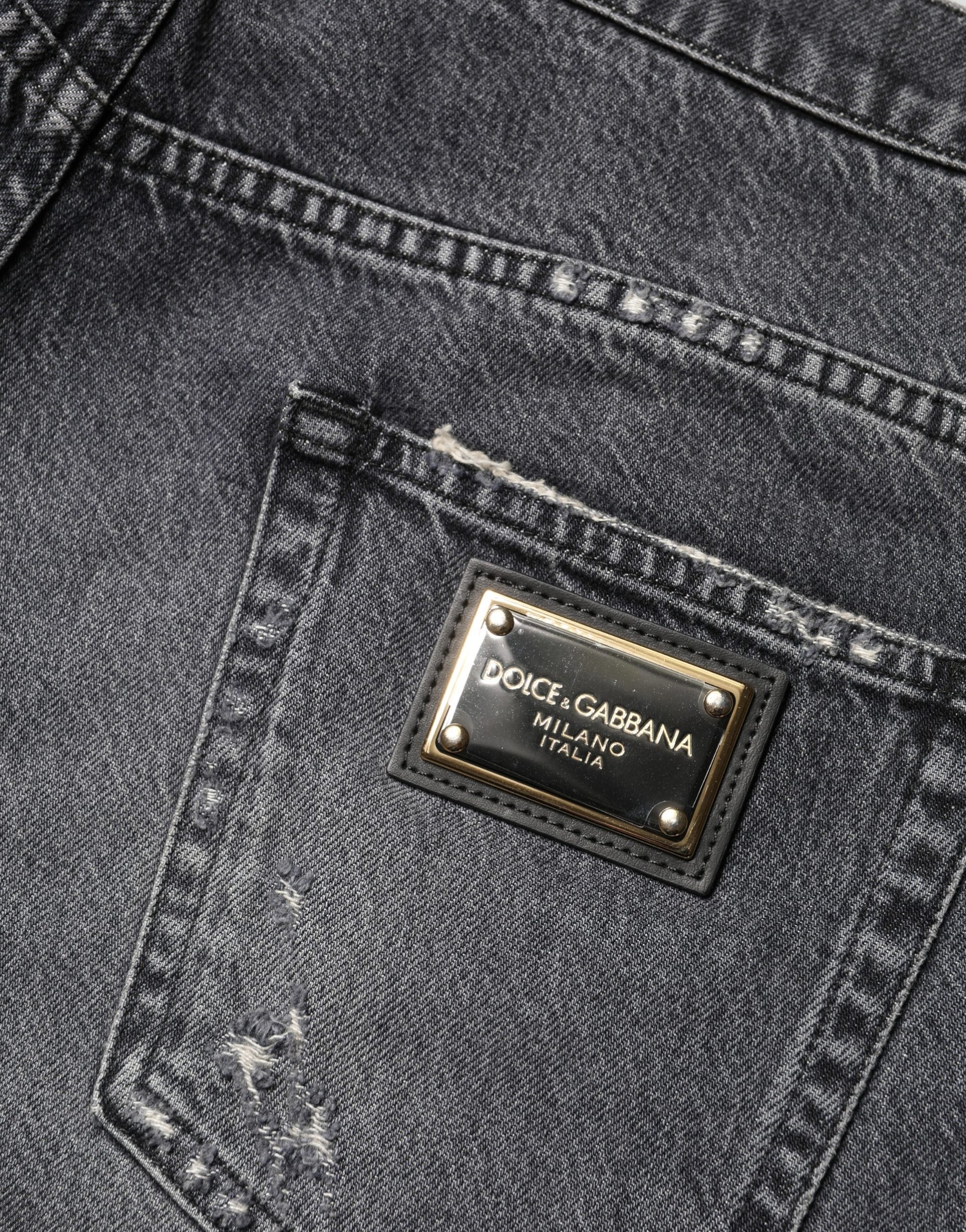 Dolce & Gabbana Grey Relaxed Fit Jeans for Men additional view