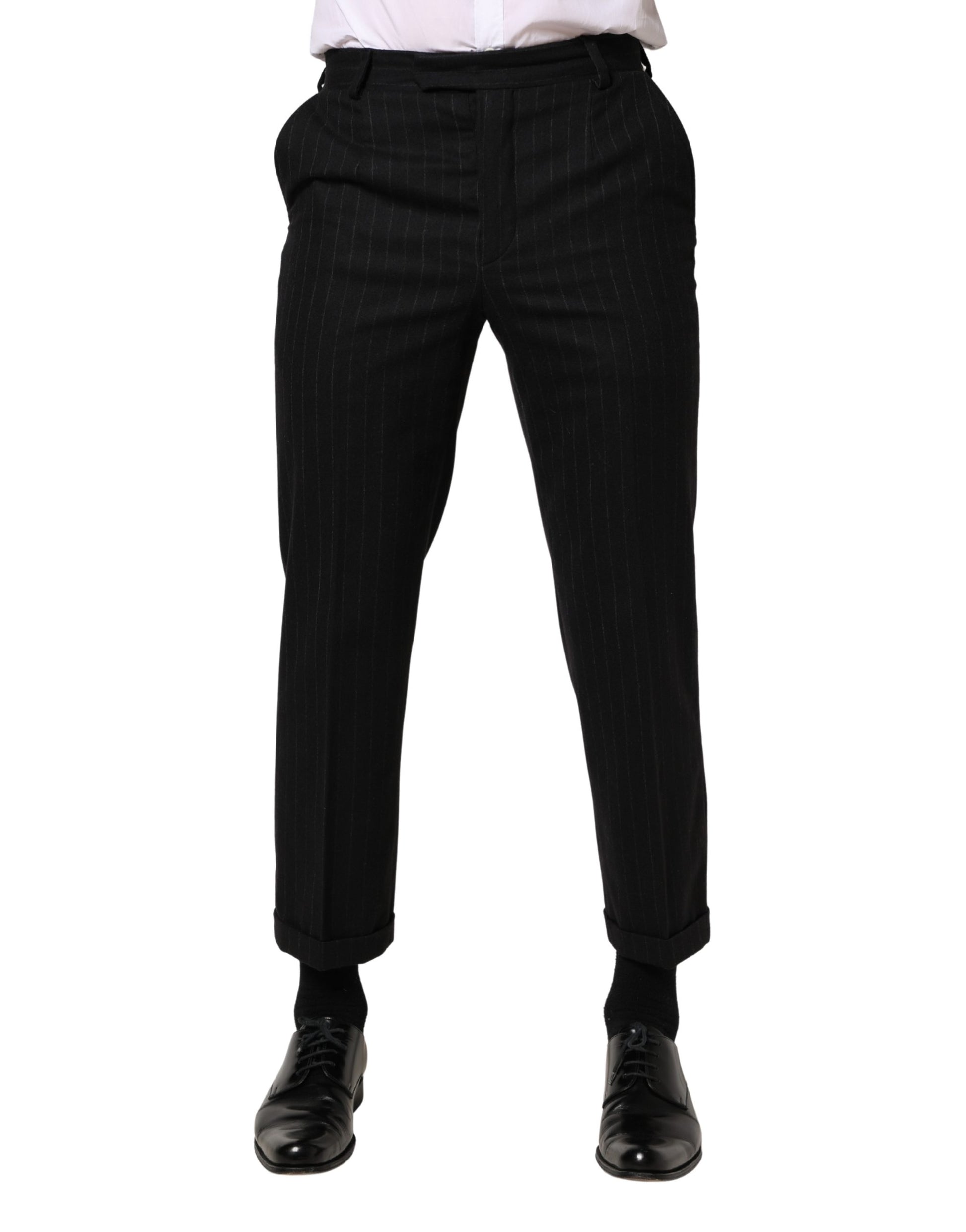 Dolce & Gabbana Black Dress Pants for Men