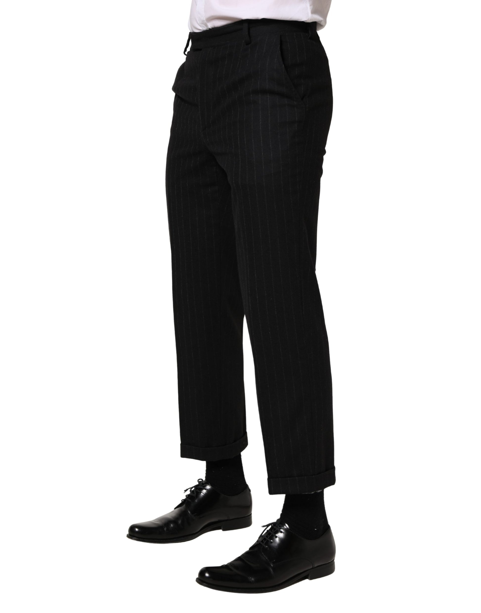 Dolce & Gabbana Black Dress Pants for Men detail view