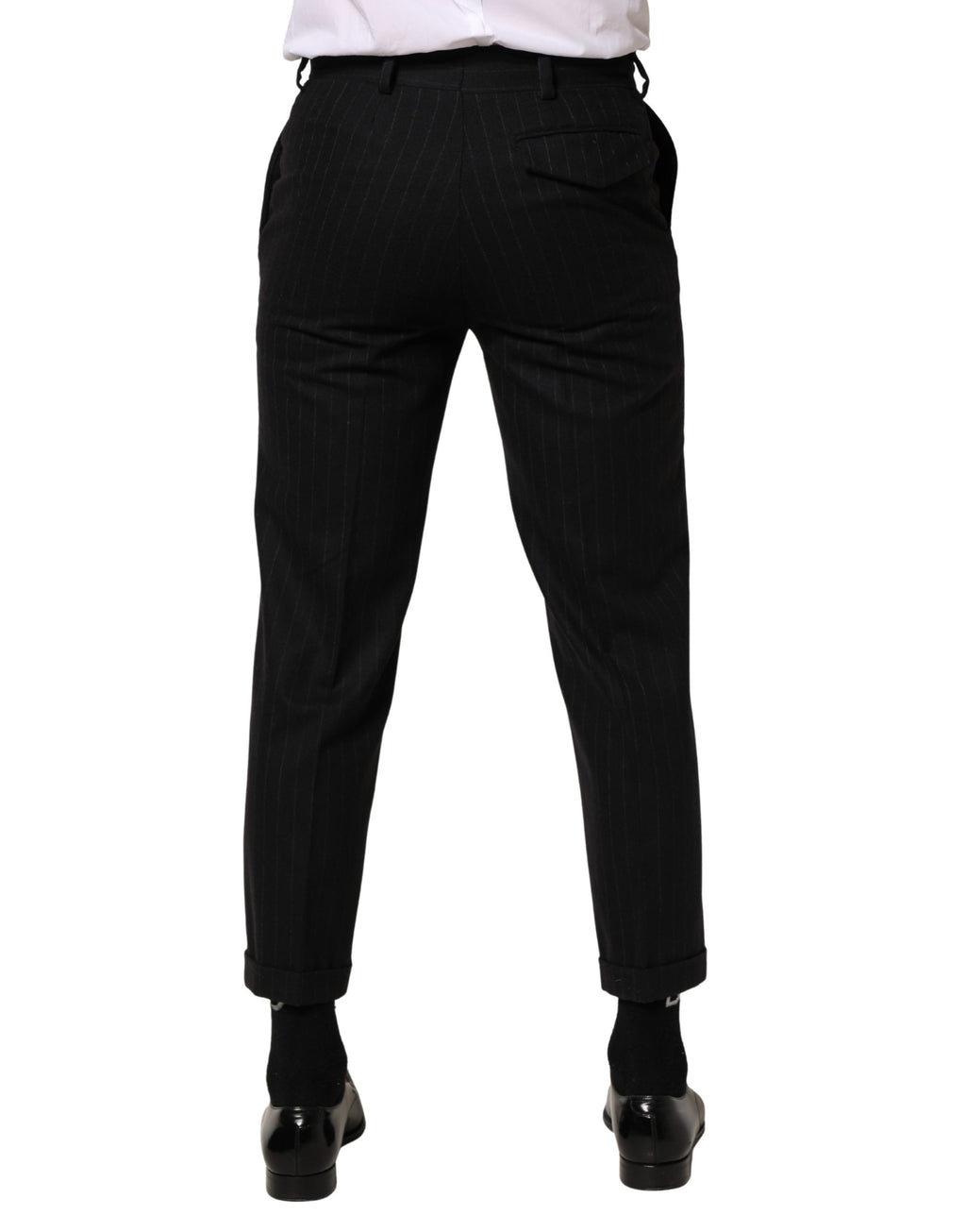 Dolce & Gabbana Black Dress Pants for Men side view