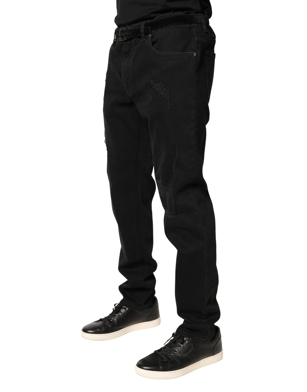 Dolce & Gabbana Blue Skinny Jeans for Men detail view