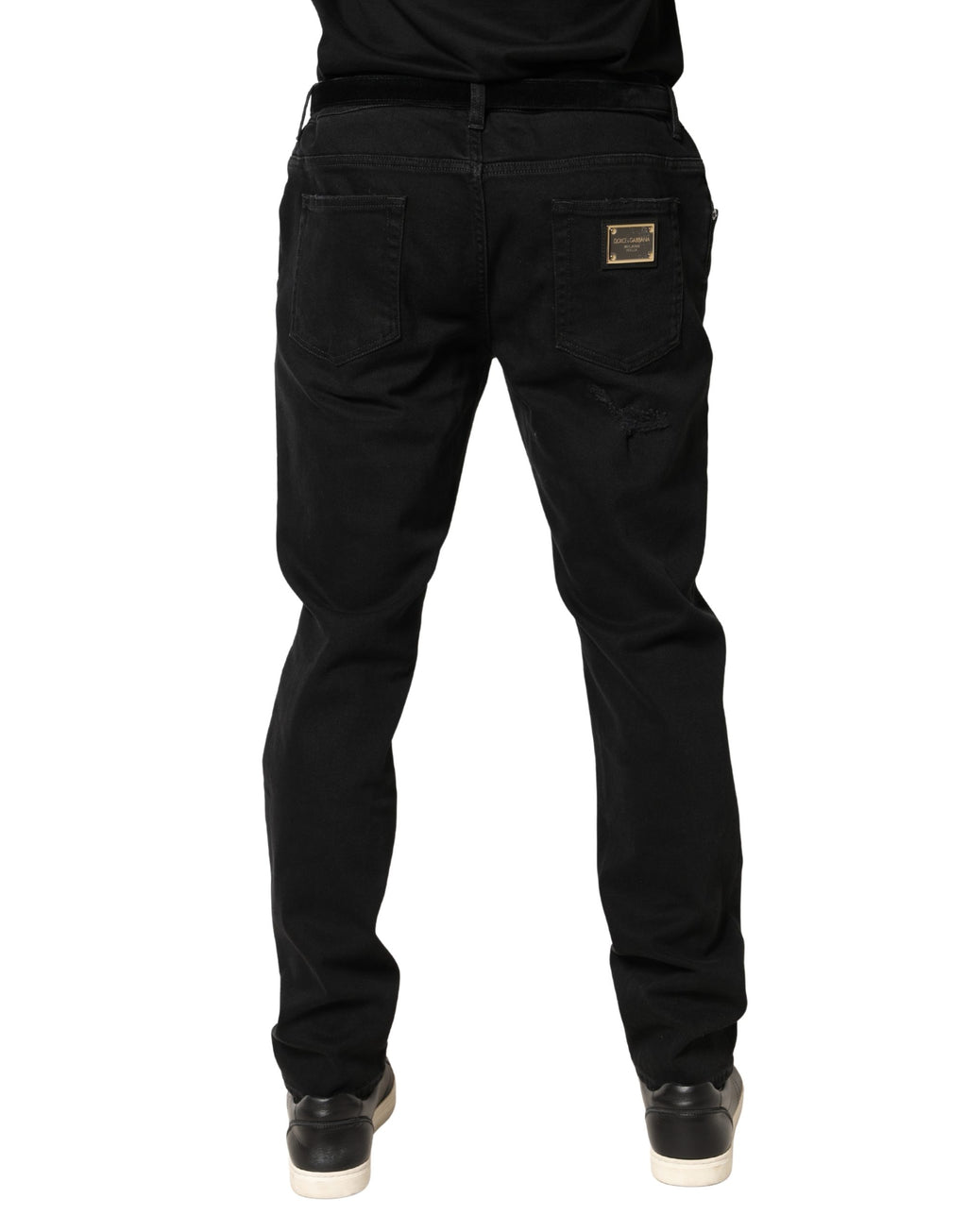Dolce & Gabbana Blue Skinny Jeans for Men side view