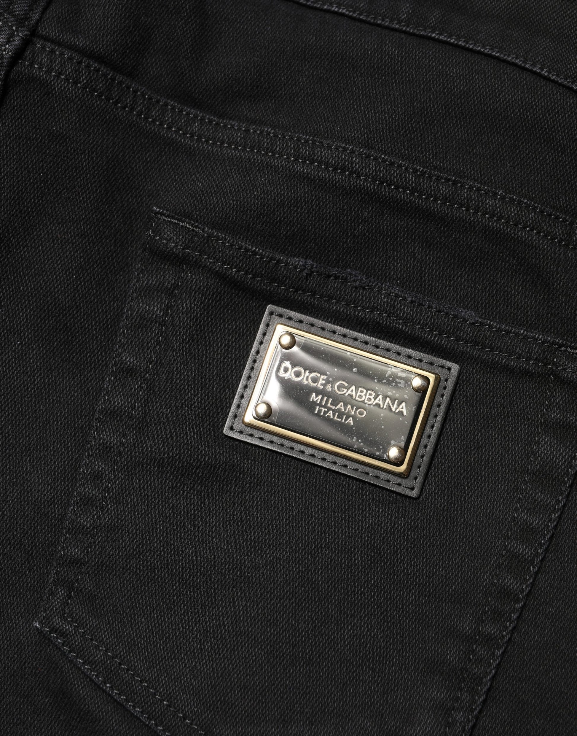 Dolce & Gabbana Blue Skinny Jeans for Men additional view