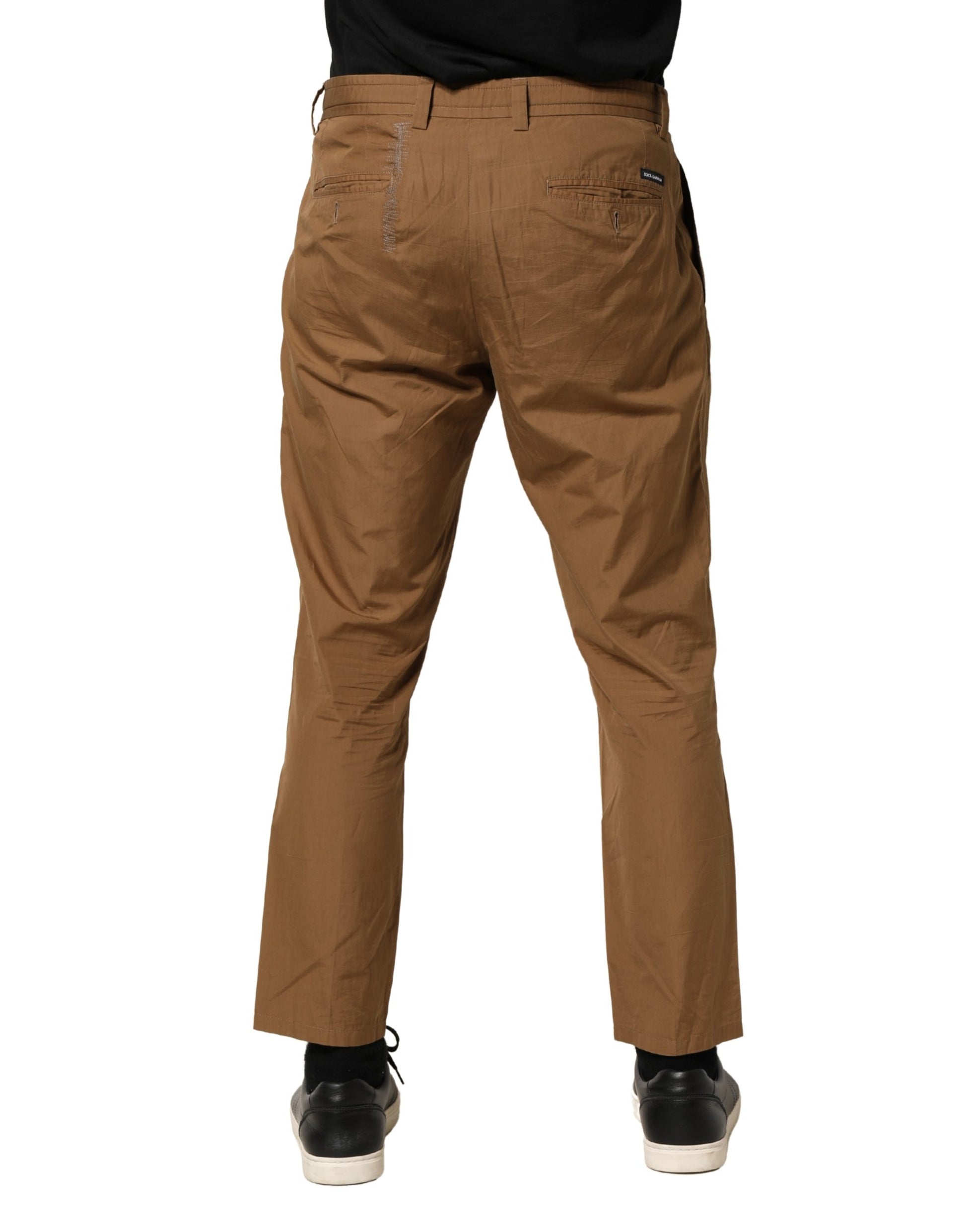 Dolce & Gabbana Brown Chino Pants for Men side view