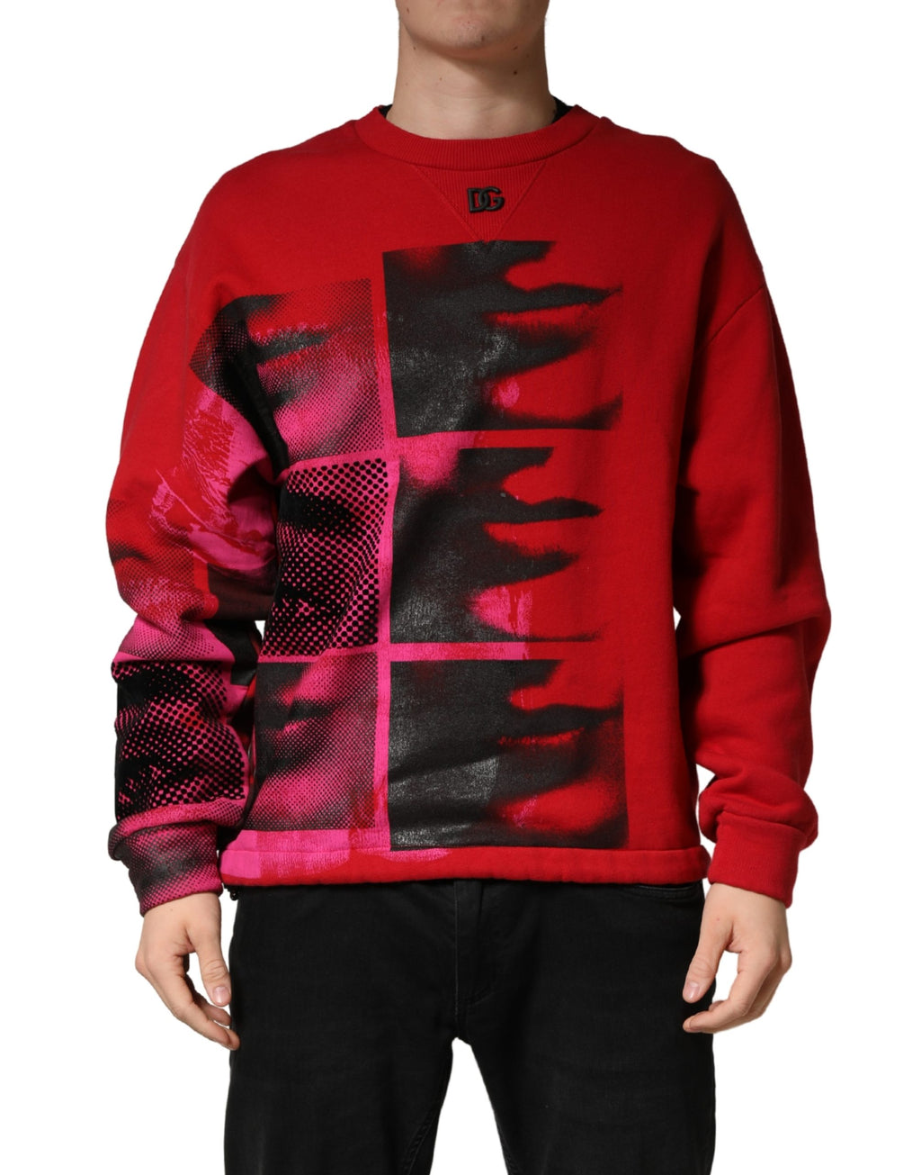 Dolce & Gabbana Red Sweatshirt for Men