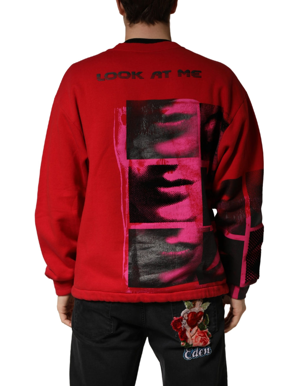 Dolce & Gabbana Red Sweatshirt for Men side view