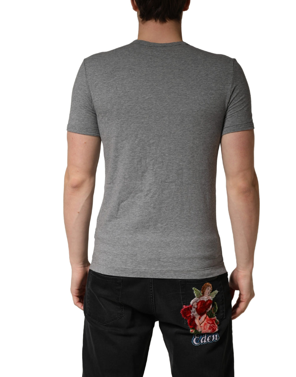 Dolce & Gabbana Grey Shortsleeve for Men side view