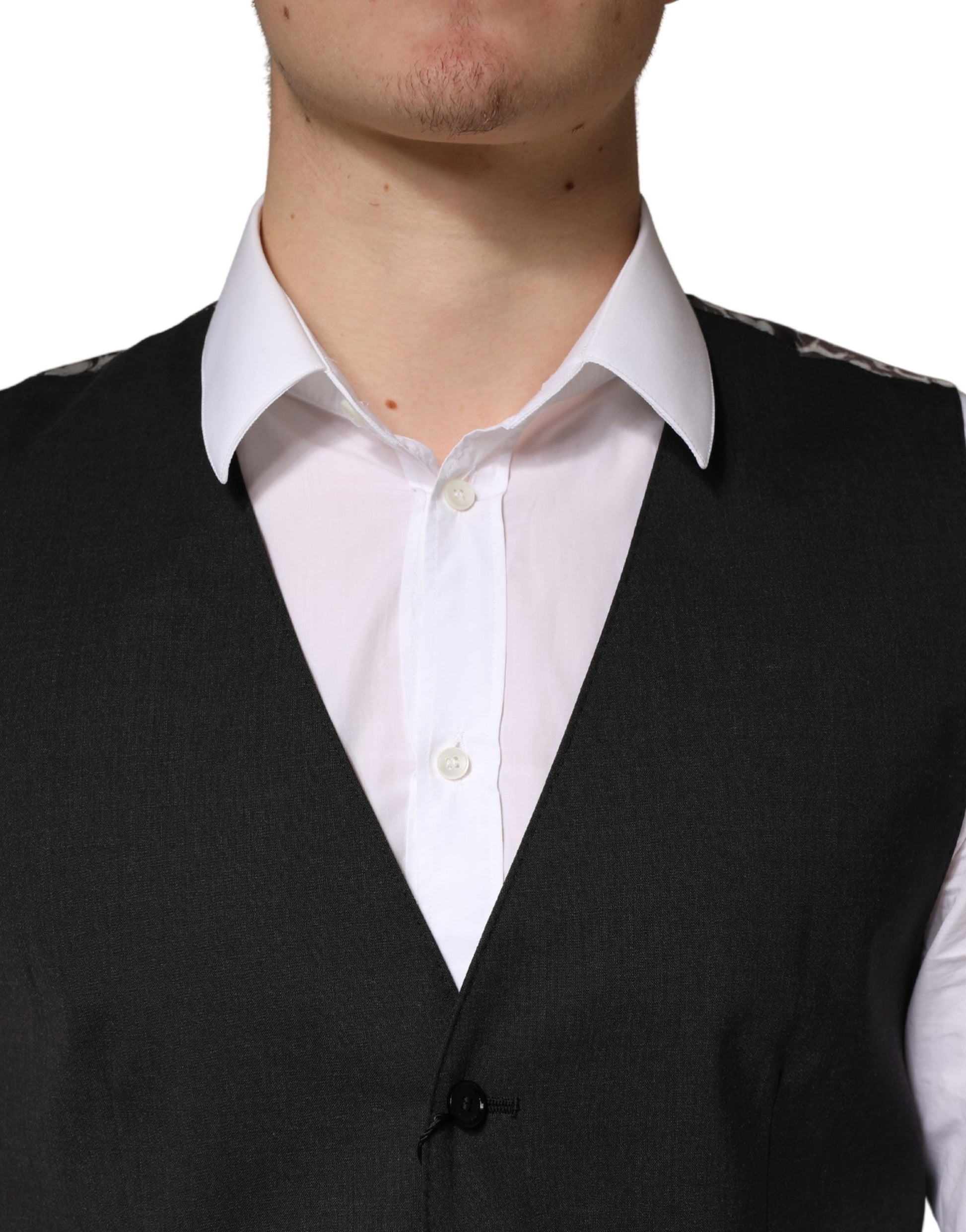 Dolce & Gabbana Black Waistcoats for Men additional view