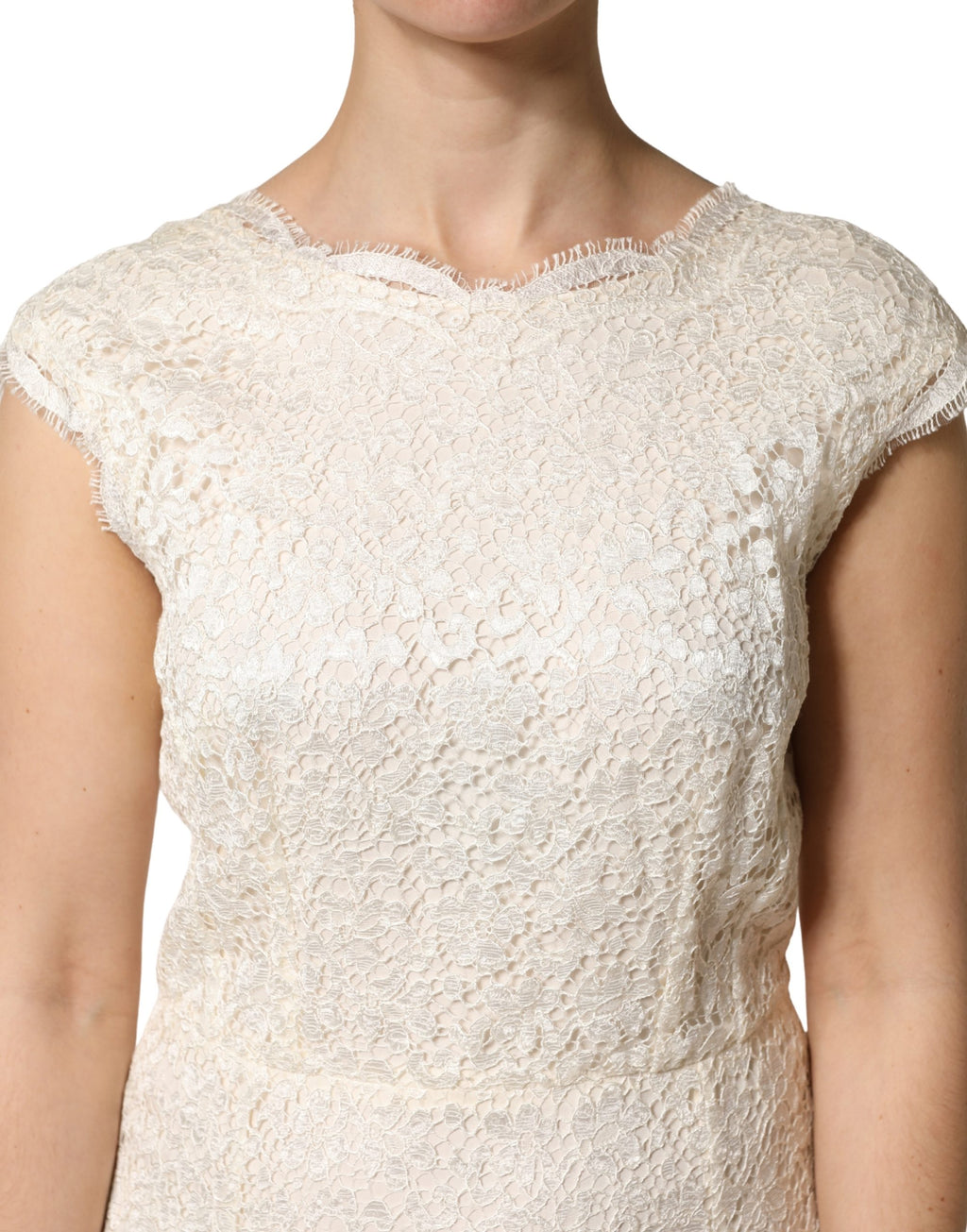 Dolce & Gabbana White Long Dress for Women additional view